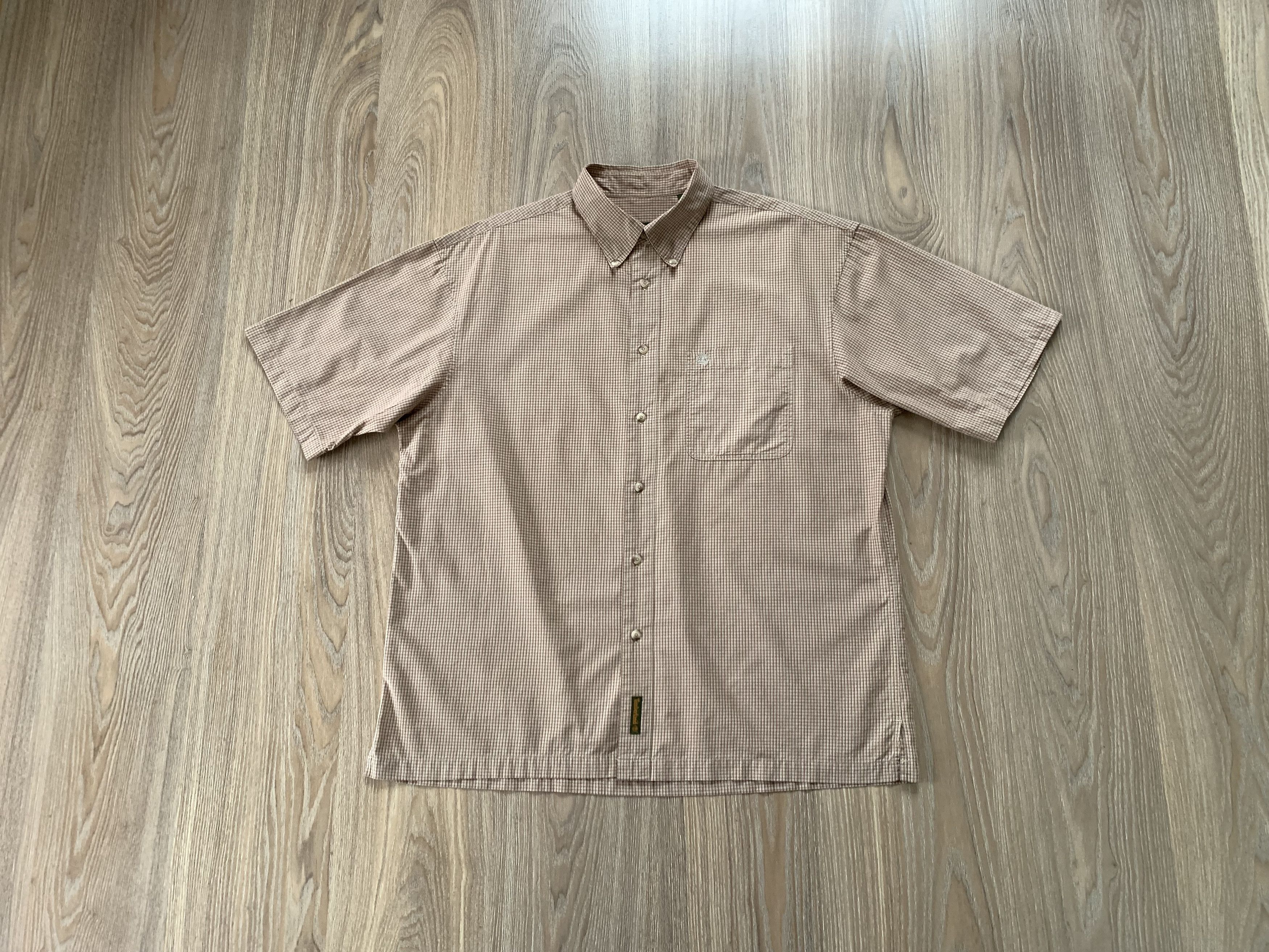 Timberland × Vintage Vintage Timberland Short Sleeve Shirt Size US L / EU 52-54 / 3 - 1 Thumbnail