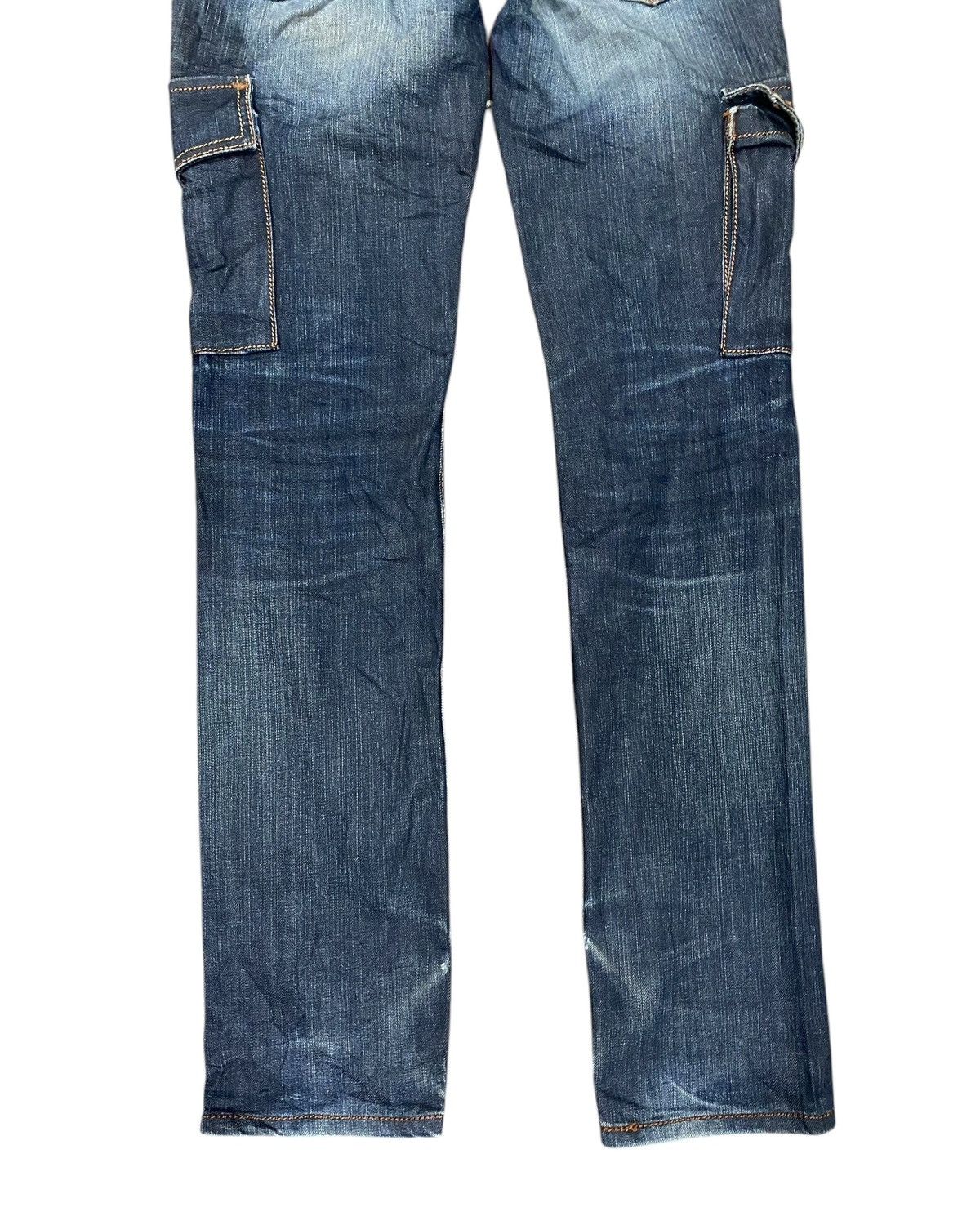 Japanese Brand Rare SCHLUSSEL Skinny Cargo Pant Size US 31 - 6 Thumbnail
