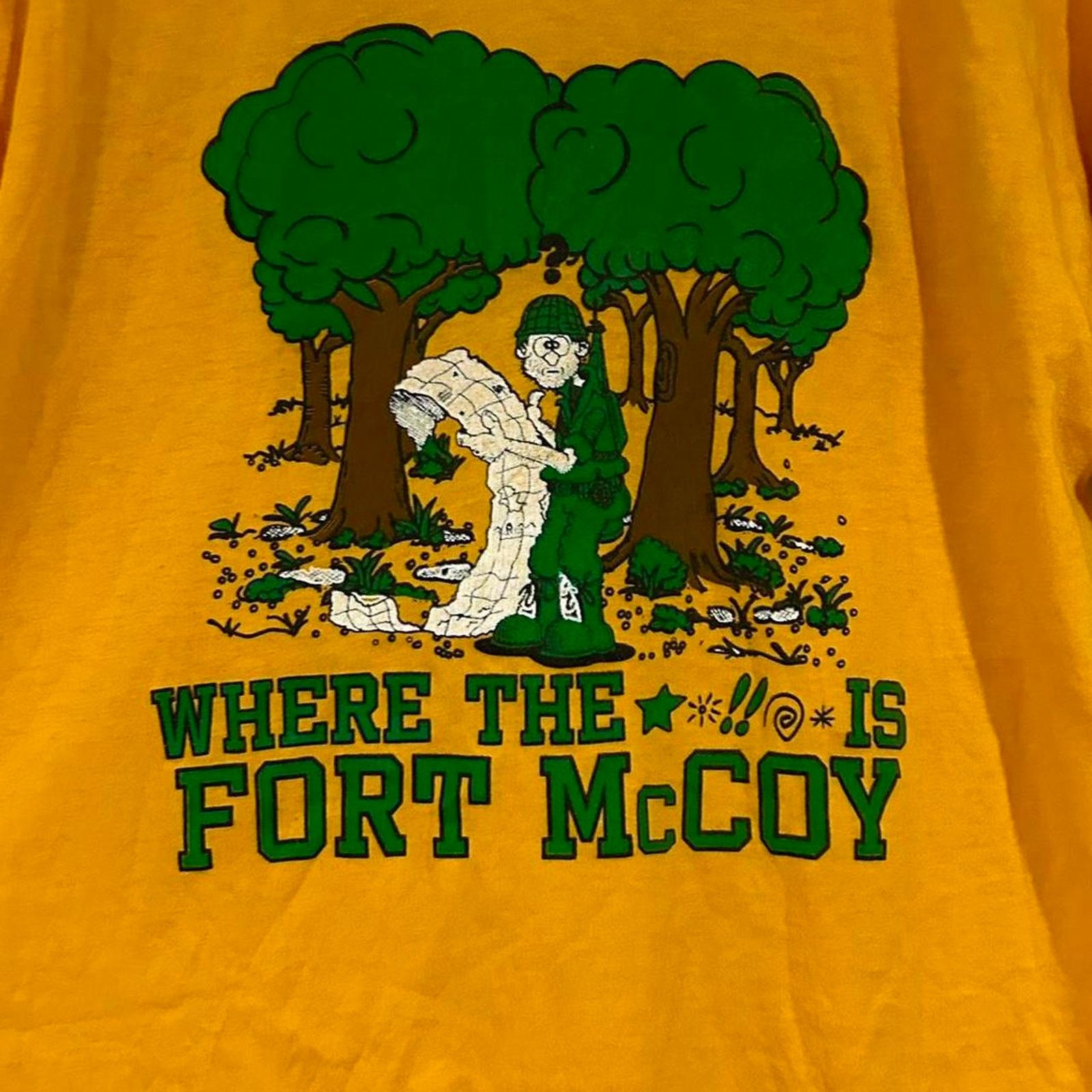 Other Vintage Where Is Fort McCoy Military Comedy Tee Shirt Size US L / EU 52-54 / 3 - 2 Thumbnail