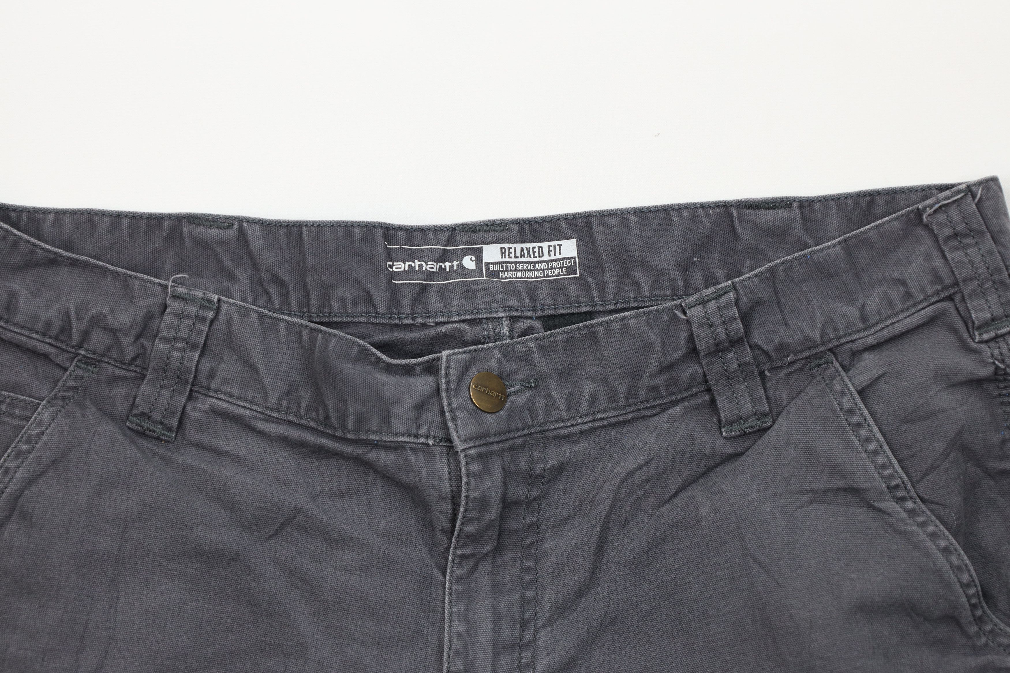 Carhartt Vintage Carhartt Spell Relaxed Fit Canvas Dungaree Shorts Size US 36 / EU 52 - 2 Thumbnail