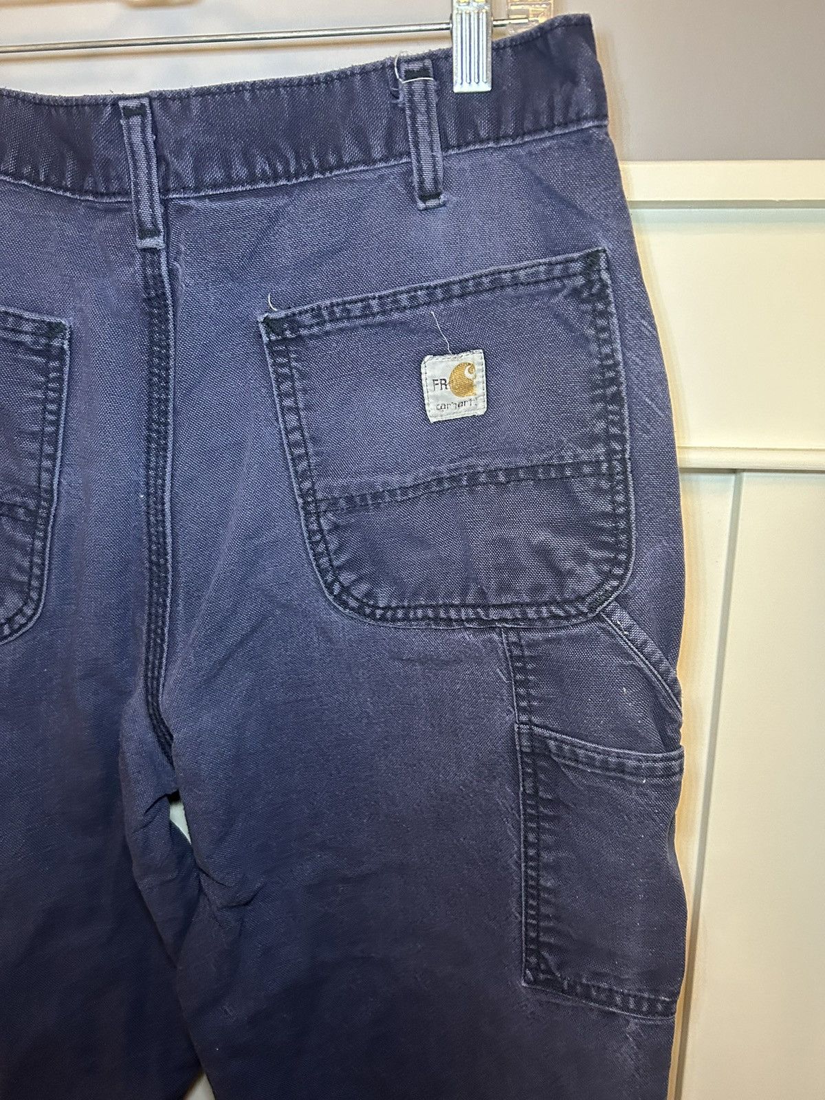 Carhartt × Vintage Vintage Carhartt Flame Resistant distressed baggy jeans Size US 34 / EU 50 - 6 Thumbnail