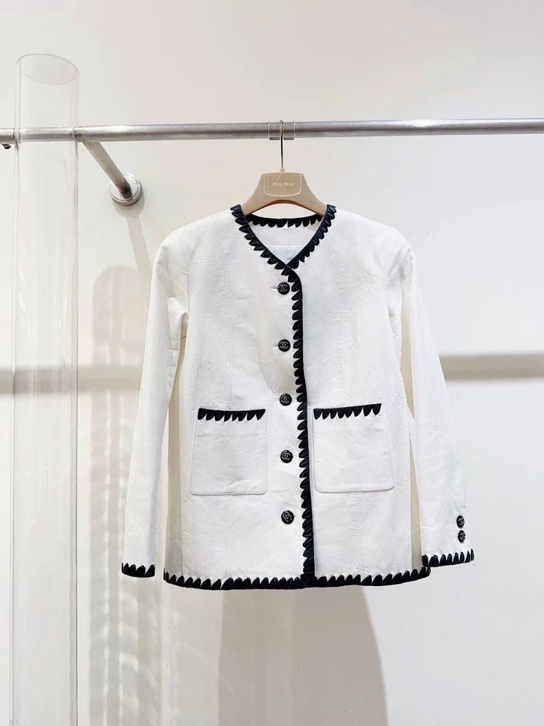 Chanel Chanel 21C Leather Jacket with Pockets- DMC Size US S / EU 44-46 / 1 - 1 Thumbnail