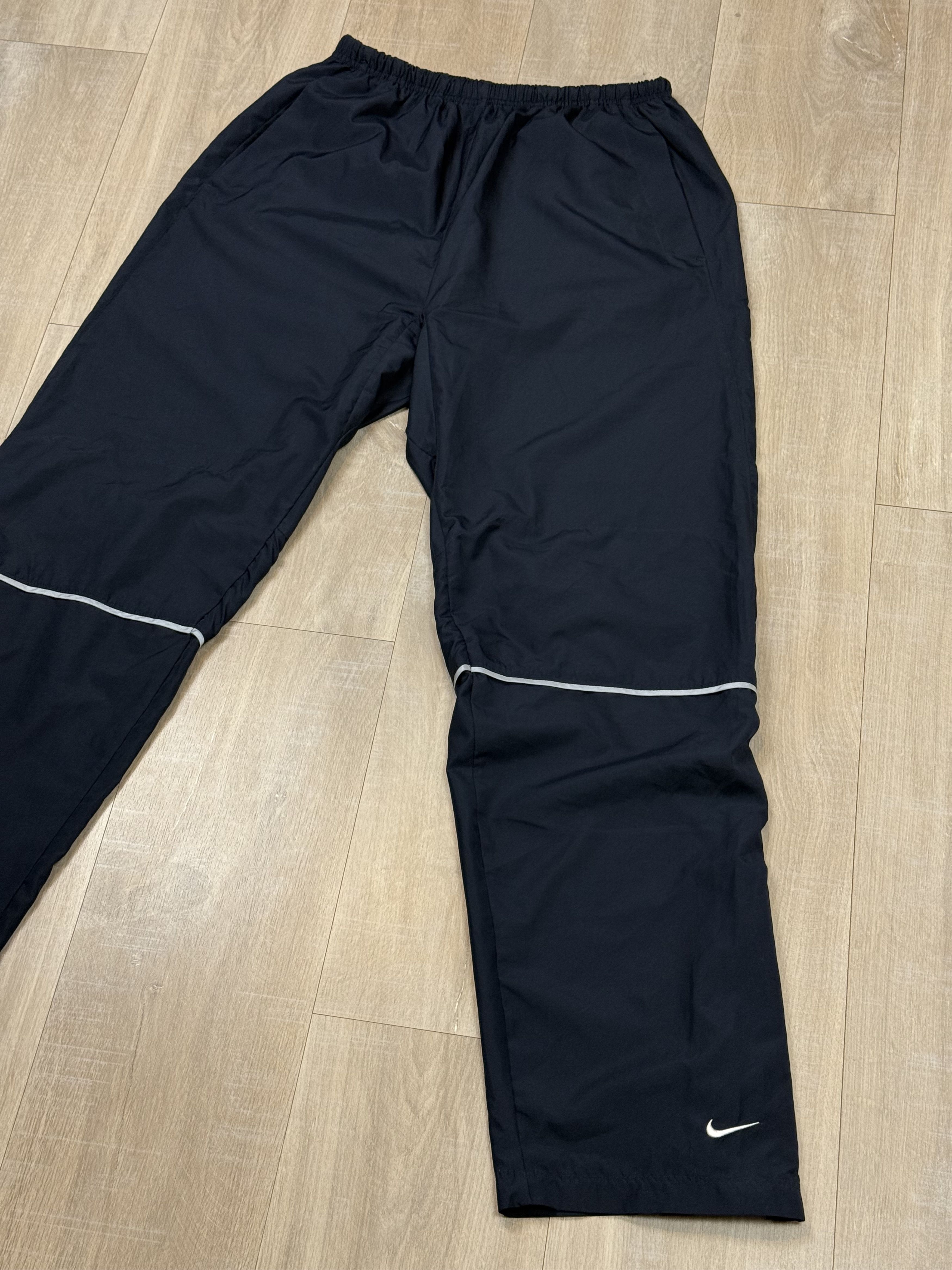 Nike Vintage Y2k Nike Dark Blue Reflective Track Pants Size US 34 / EU 50 - 3 Thumbnail