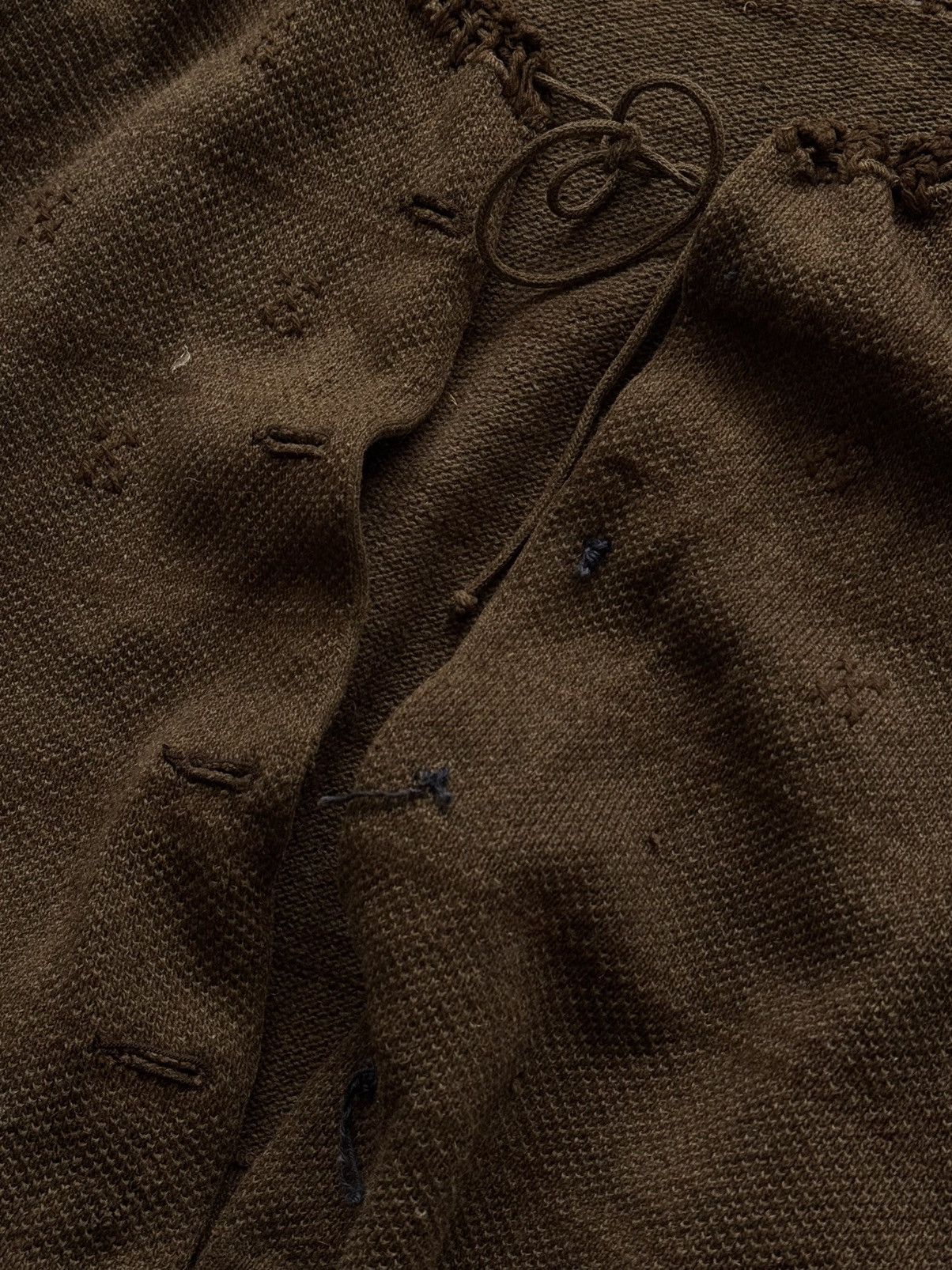 Vintage 1930s German Women's Thrashed Wool Cardigan Size S / US 4 / IT 40 - 3 Thumbnail