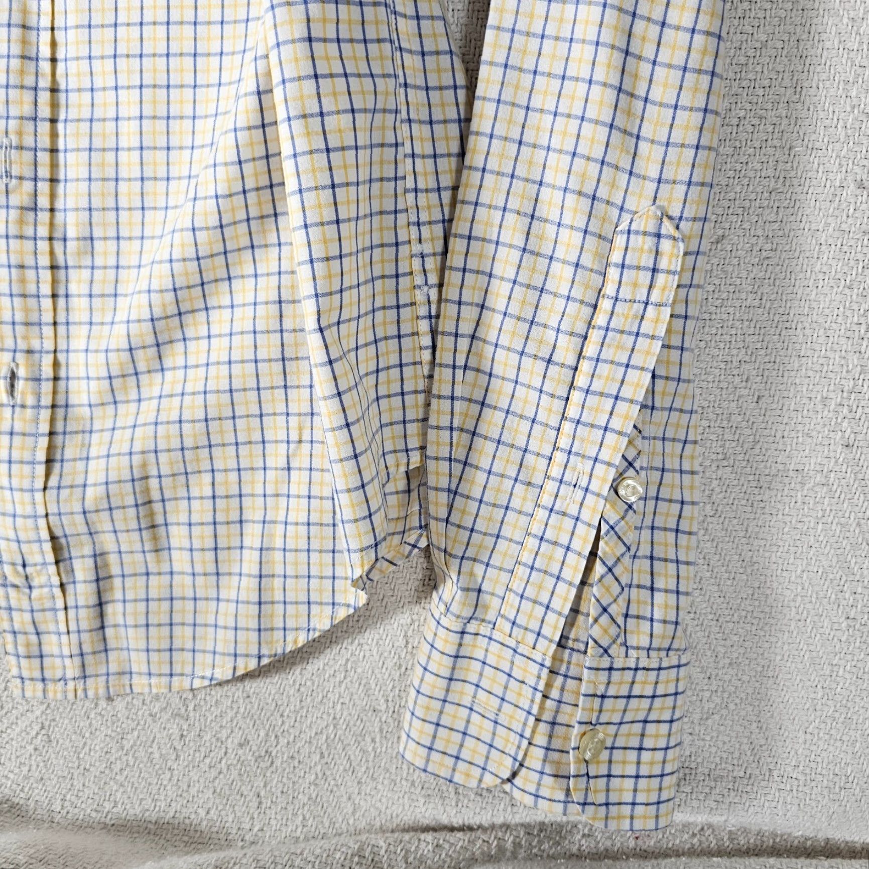 J.Crew J.CREW Shirt Men Medium White Plaid Long Sleeve Button-Down Preppy Office Casual Workwear Size US M / EU 48-50 / 2 - 7 Thumbnail