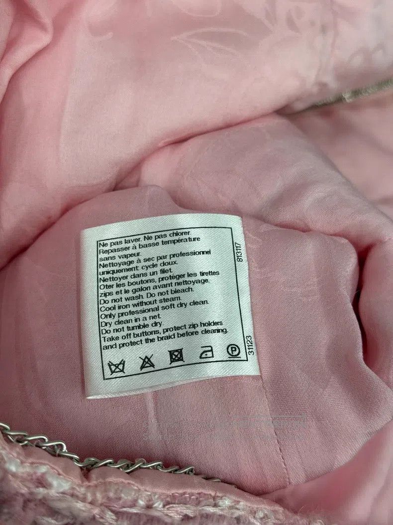 Chanel Chanel Supermarket series pink tweed jacket Size XXS / US 00 / IT 34 - 6 Thumbnail