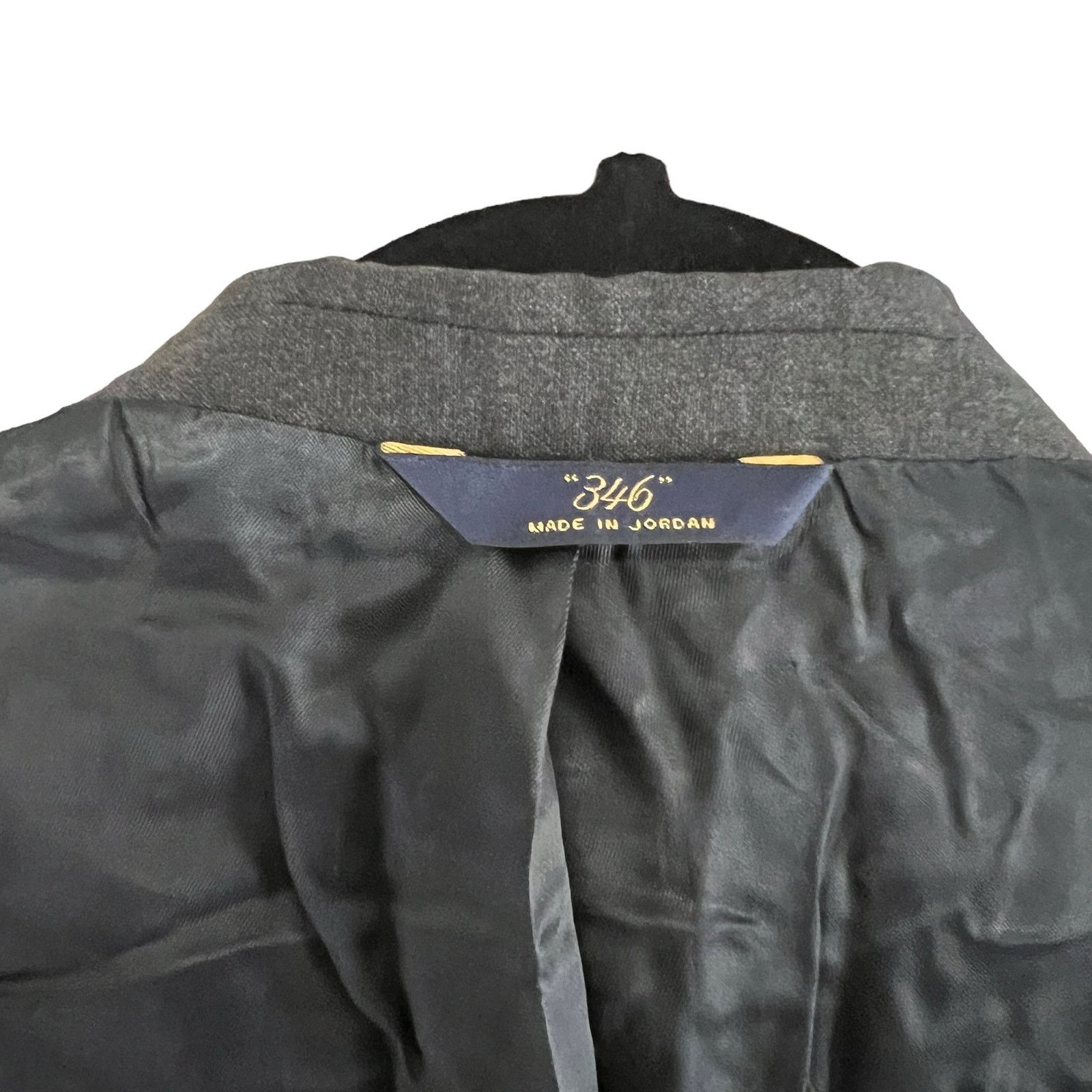Brooks Brothers Brooks Brothers 346 Gray Single Breasted 3 Button Blazer 48R Size 48R - 3 Thumbnail