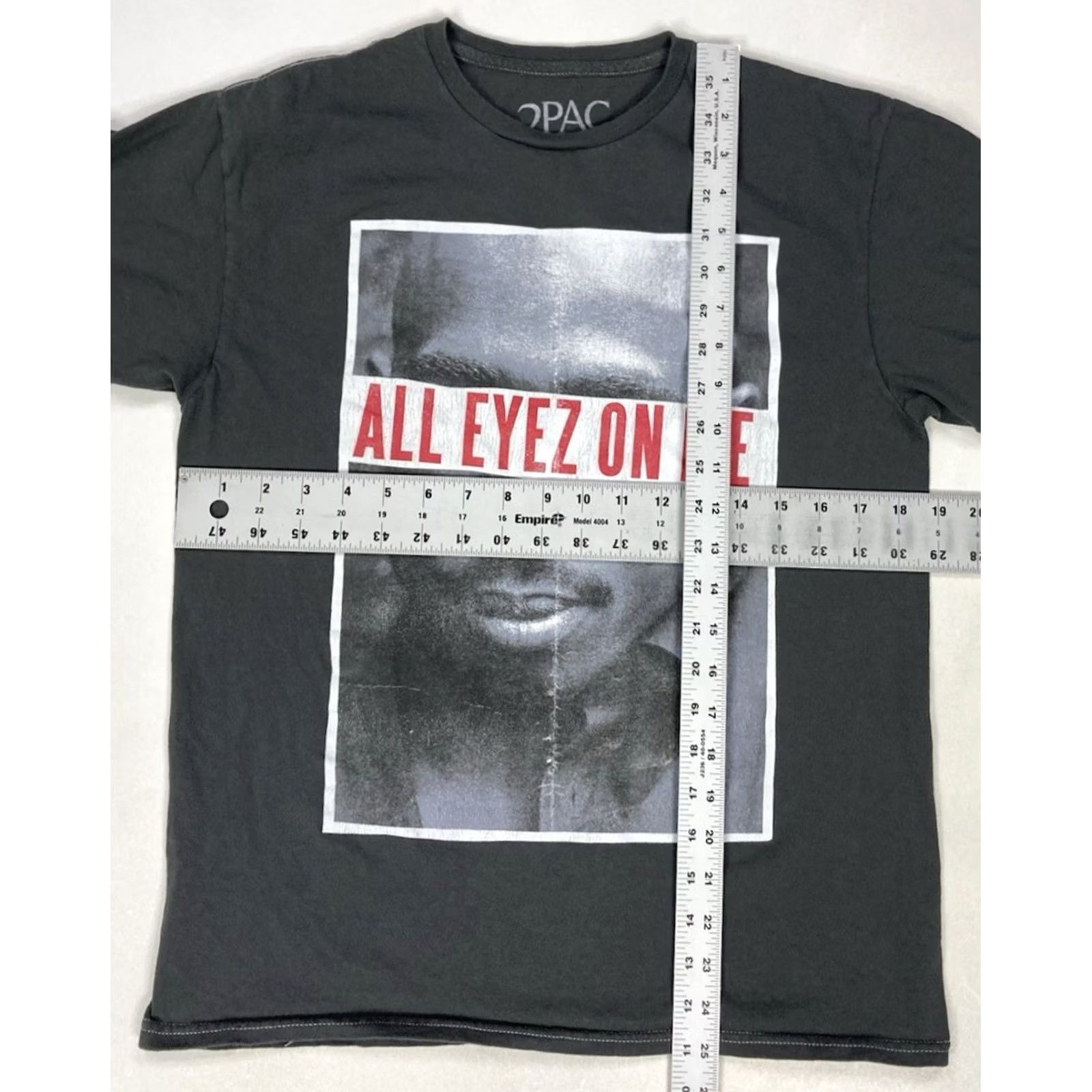 Vintage VINTAGE 2pac Tupac Shakur All Eyez On Me Retro Graphic T-shirt Women Medium Gray Hip Hop Music Shirts Size M / US 6-8 / IT 42-44 - 5 Thumbnail