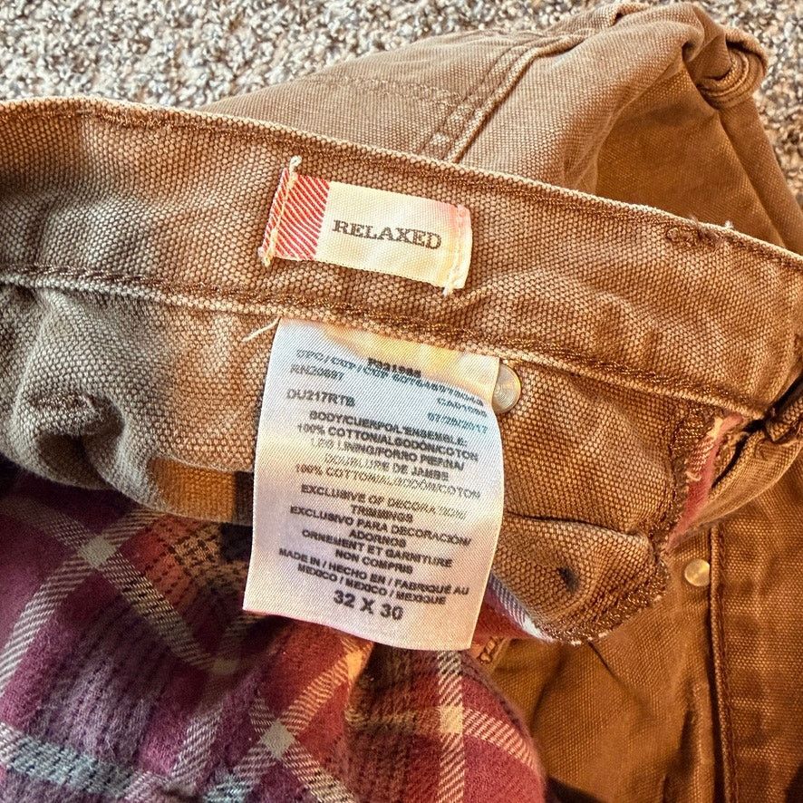 Dickies Dickies Flannel Lined Carpenter Pants Brown 32x27 Mens Size US 32 / EU 48 - 3 Thumbnail