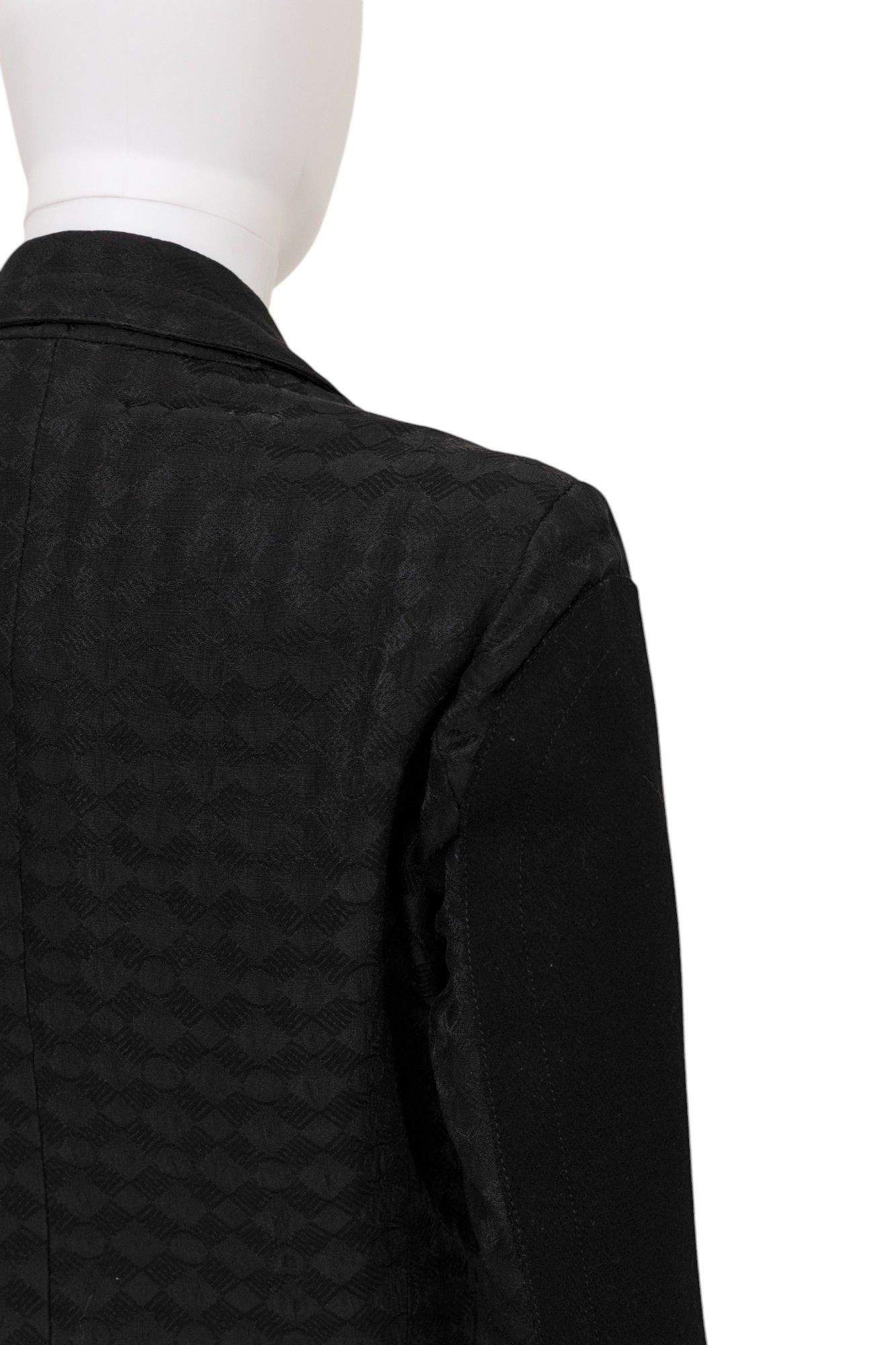 Dirk Bikkembergs Early 00's Wool Monogram Blazer Size M / US 6-8 / IT 42-44 - 9 Thumbnail