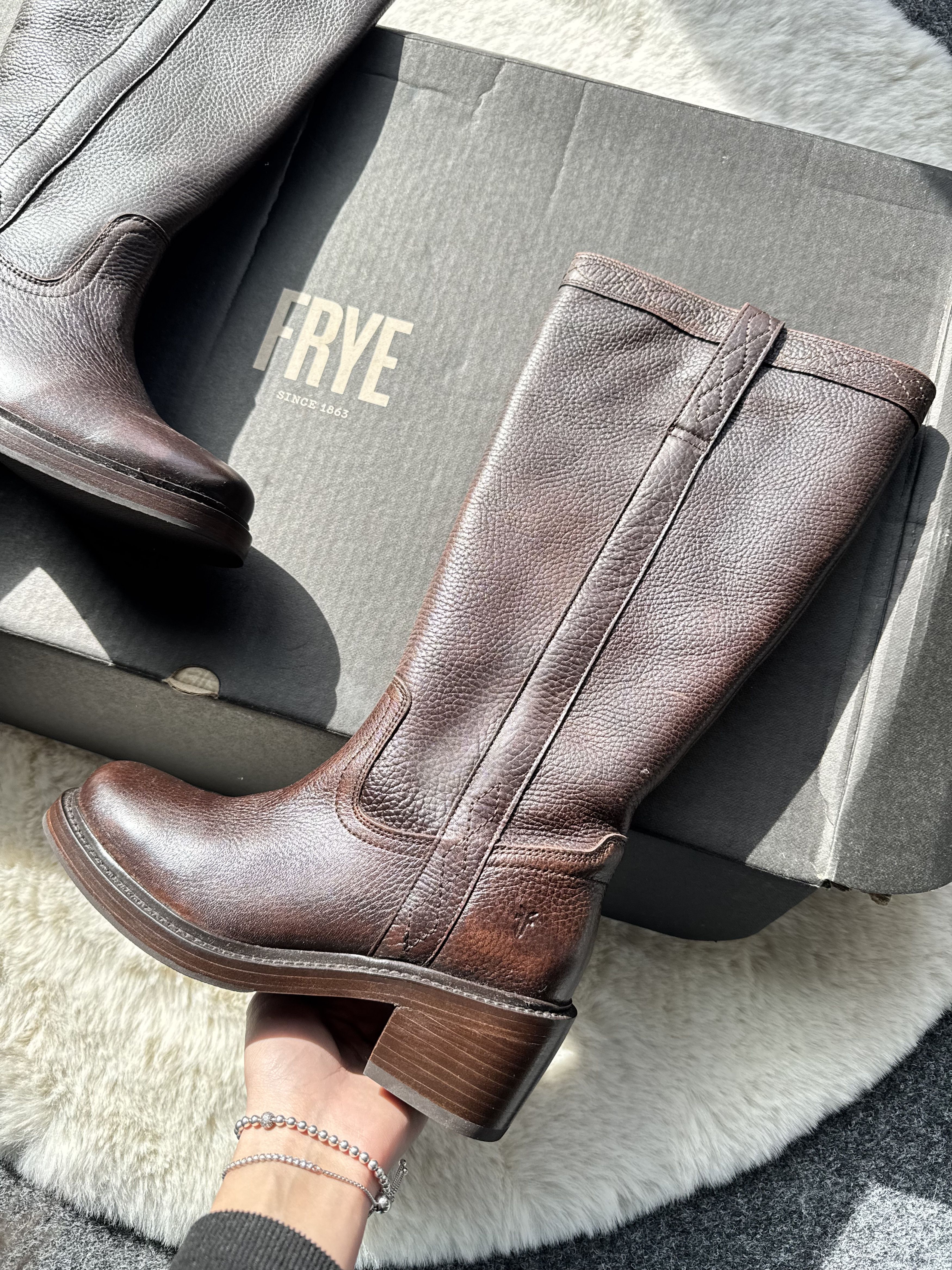 Frye Frye Brown leather boots 36 Size US 5.5 / IT 35.5 - 4 Thumbnail