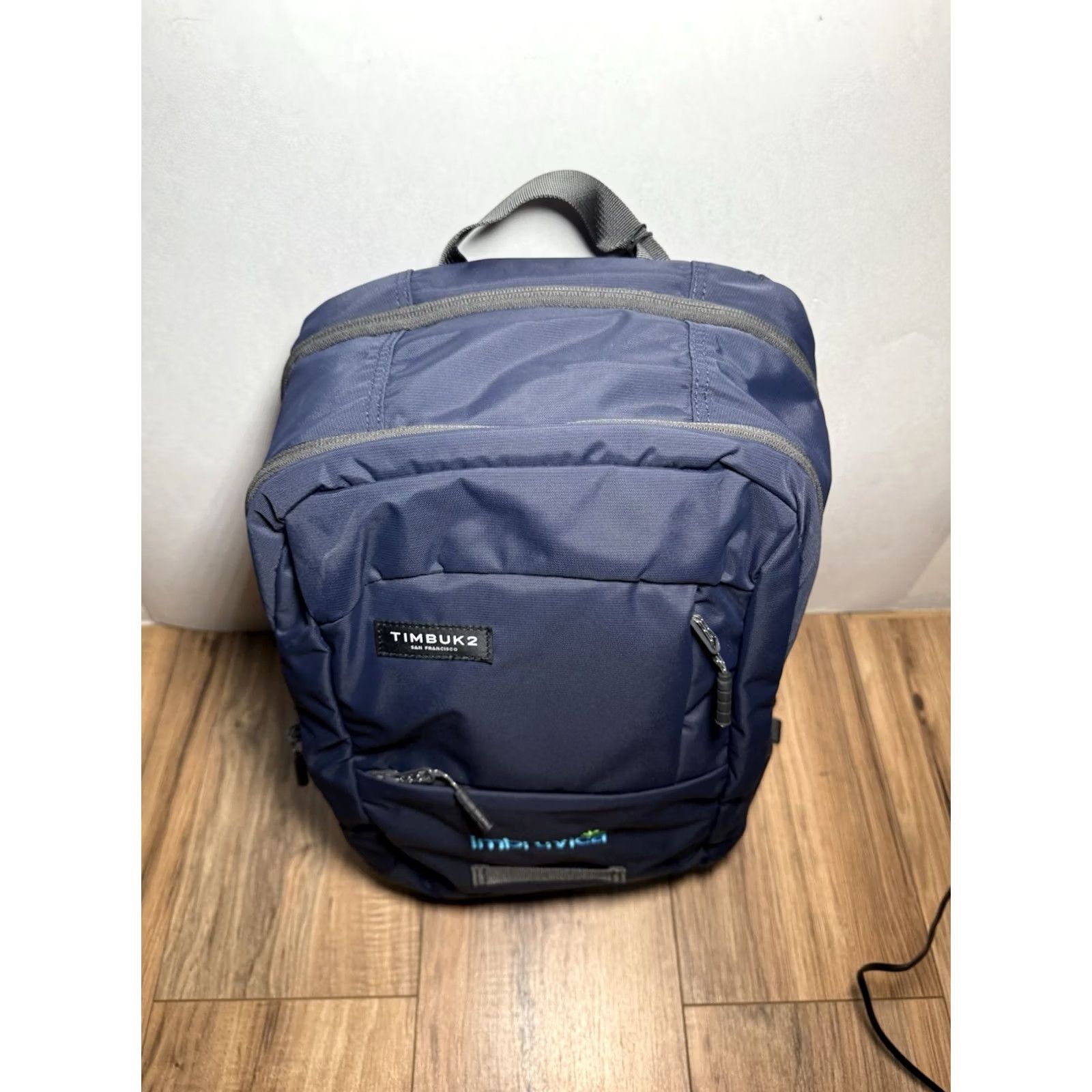 Vintage Timbuk2 Backpack Parkside Logo Blue NWT Laptop School Bag Canvas Men Navy Nautical With Tags Size ONE SIZE - 2 Thumbnail