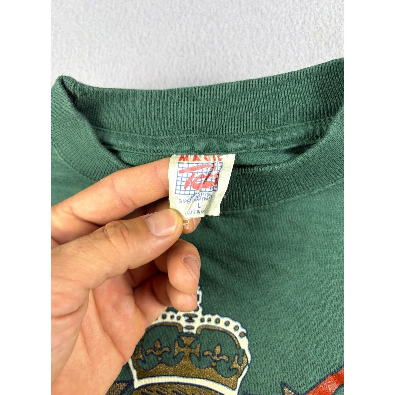 Vintage VINTAGE Golf Shirt Men L Green 90s Bermuda Country Club Polo Short Sleeve Crew Neck Regular Size US L / EU 52-54 / 3 - 4 Thumbnail