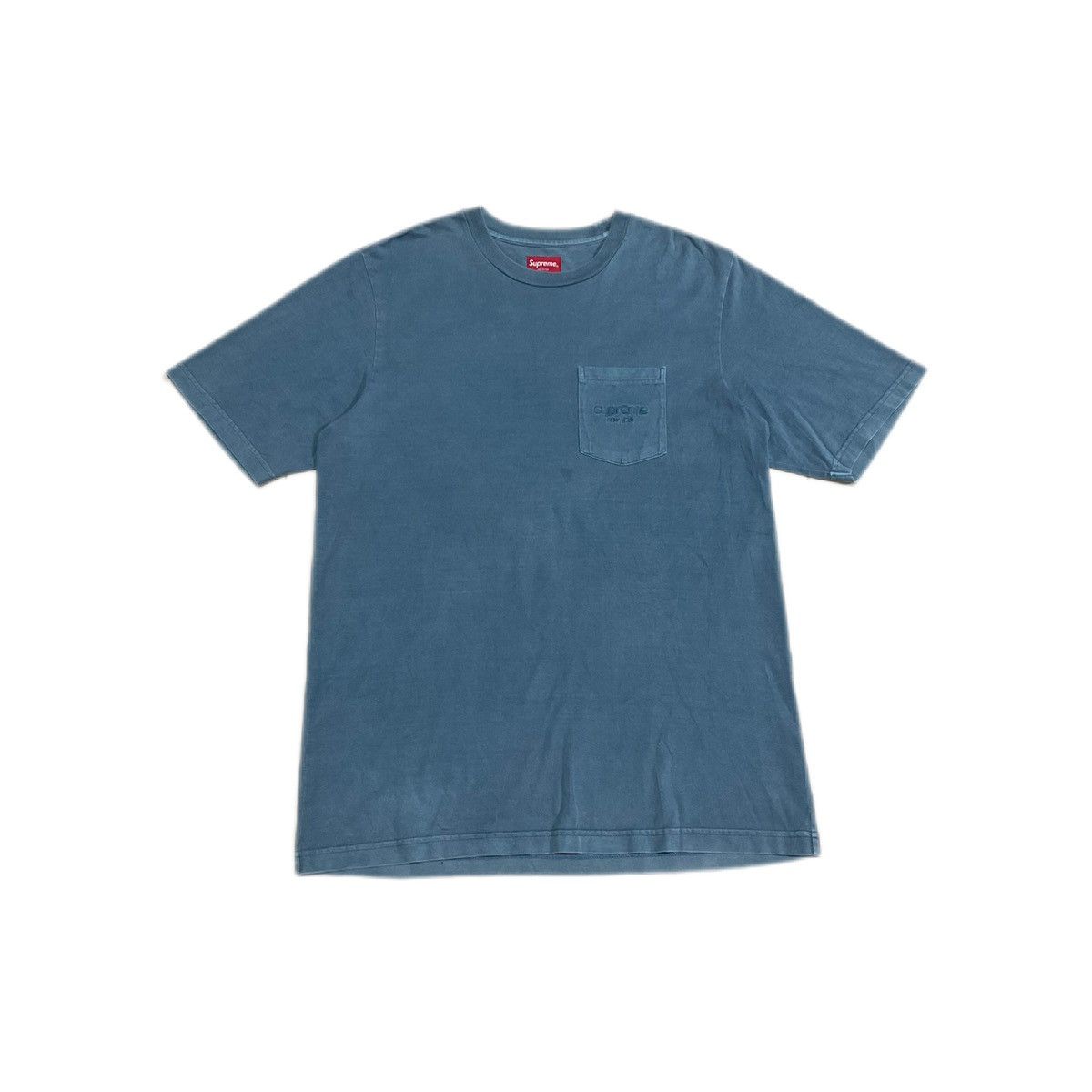 Supreme 🔥Supreme New York Pocket Tee Teal Size US M / EU 48-50 / 2 - 2 Thumbnail