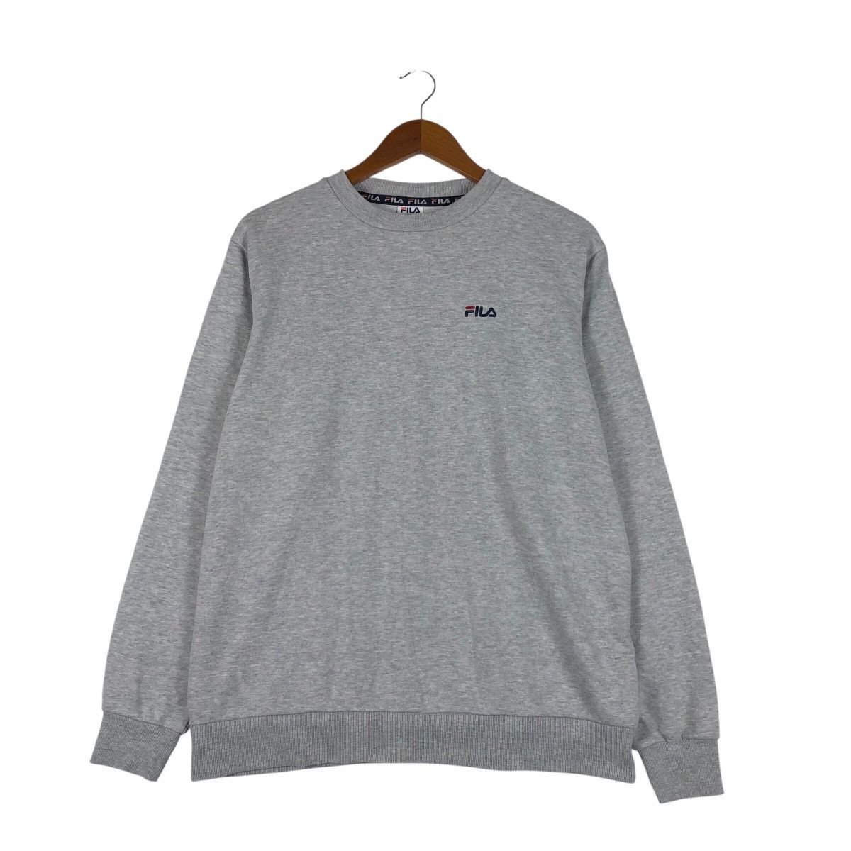 Fila × Japanese Brand FILA Essential Crewneck Sweatshirt Size US L / EU 52-54 / 3 - 1 Thumbnail