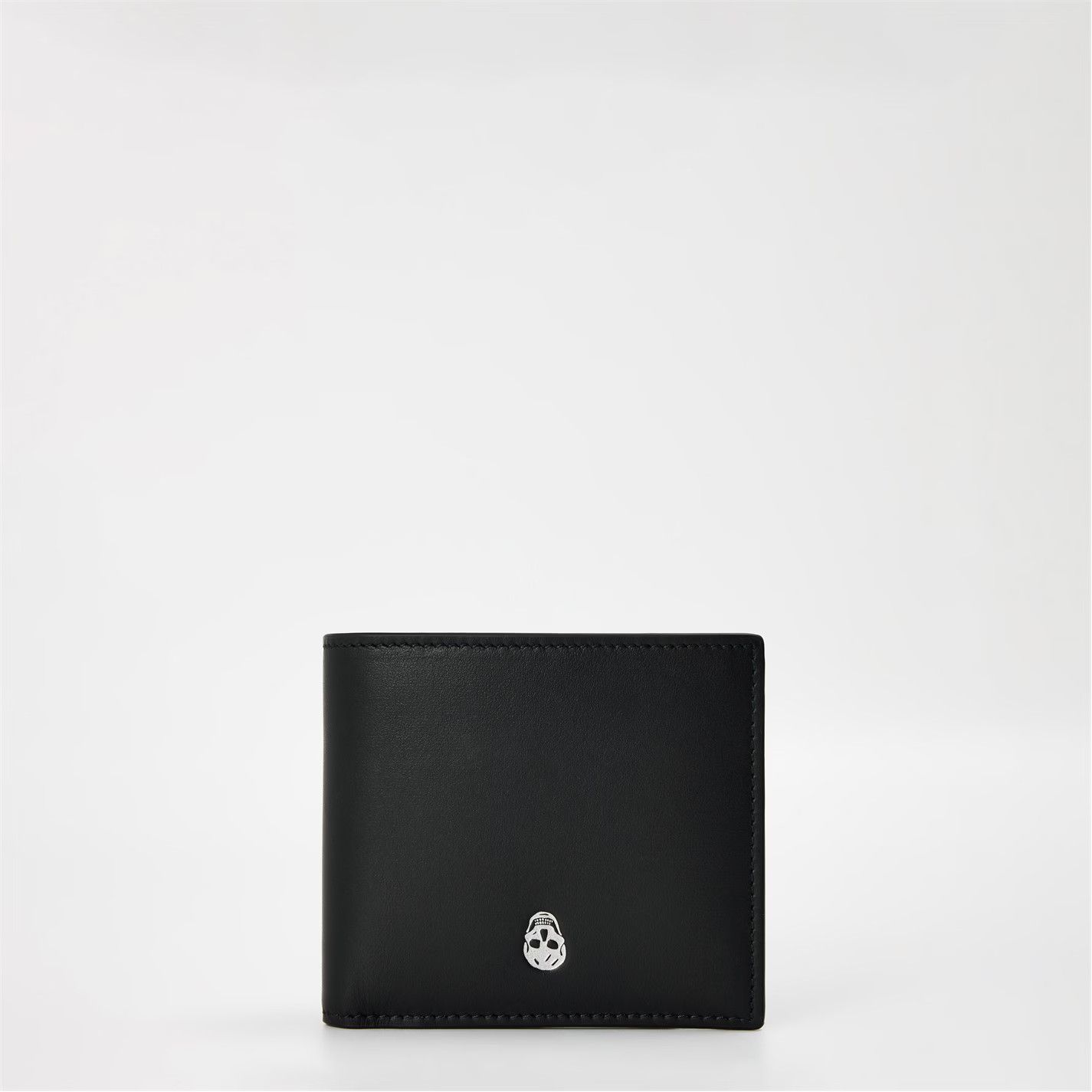 Alexander McQueen o1g2r1mq0326 Size: OS / Structured Billfold Wallet in Black Size ONE SIZE - 1 Thumbnail