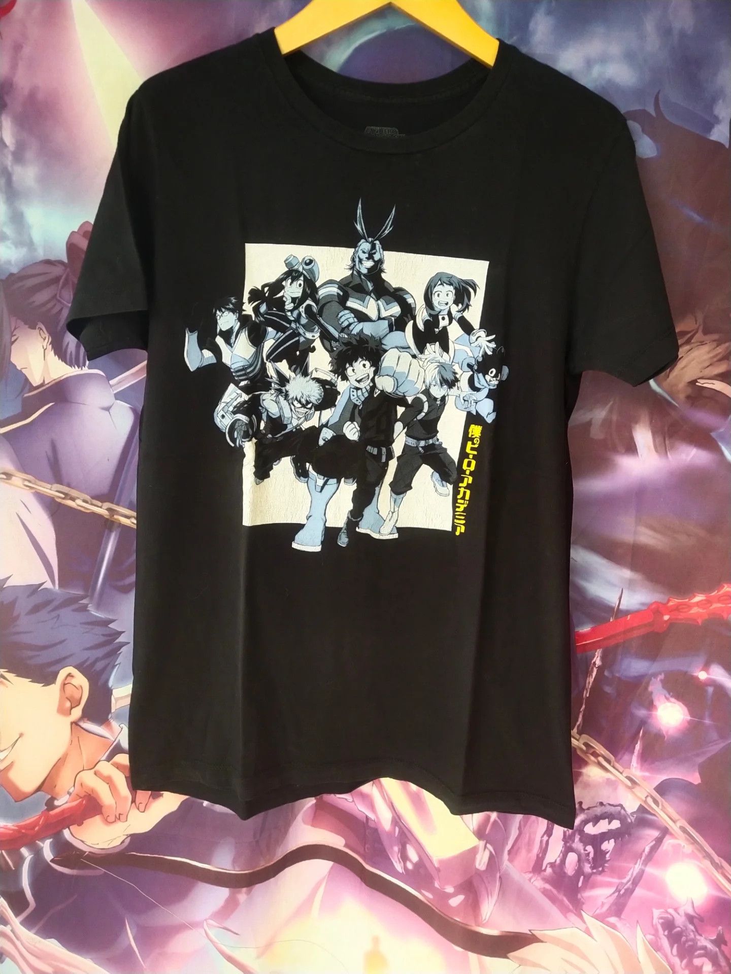 Anime My Hero Academia Chara Groupie Anime Tee Size US M / EU 48-50 / 2 - 1 Thumbnail