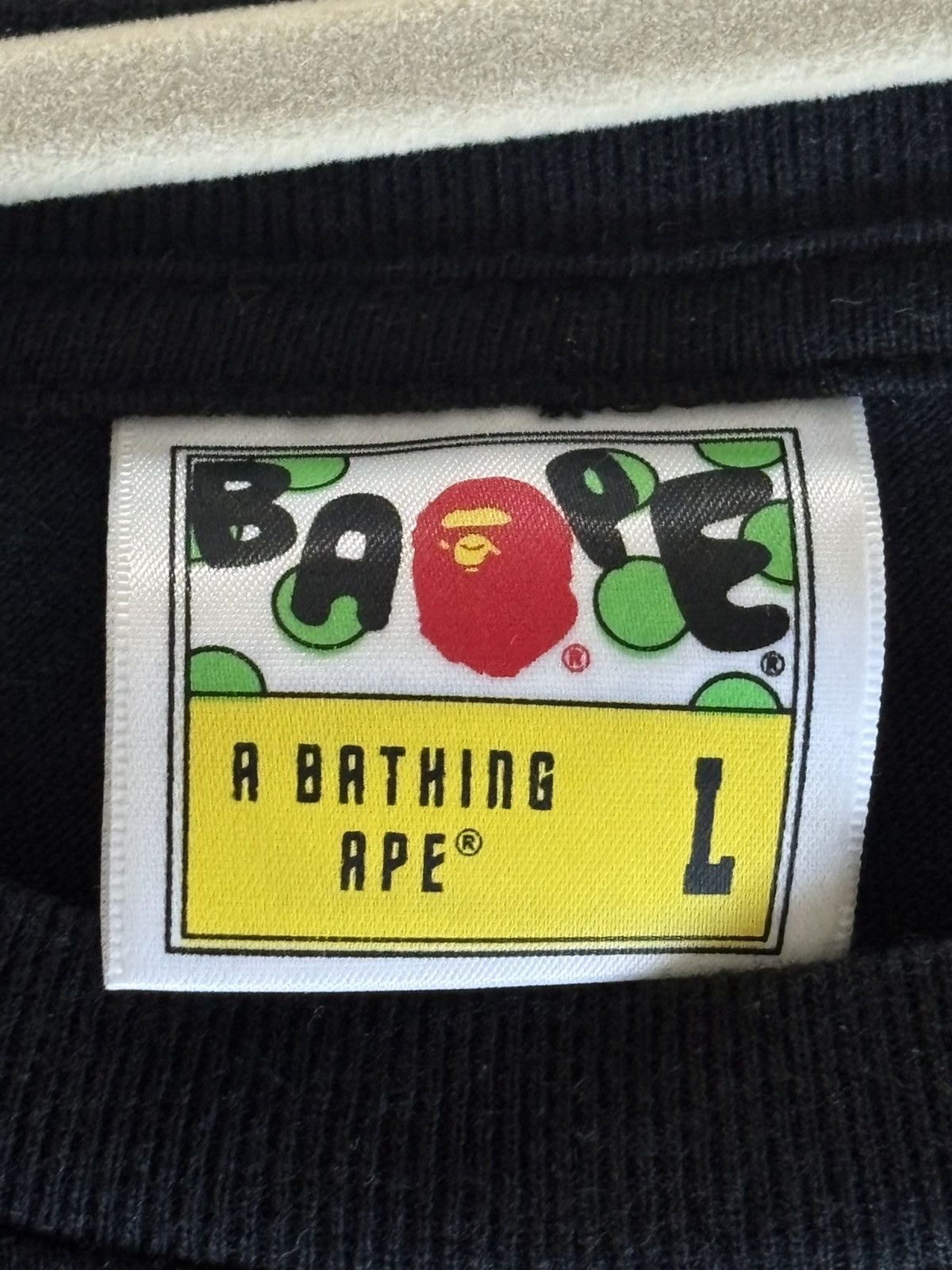 Bape Bape Bathing Ape Gloss College Tee Size US L / EU 52-54 / 3 - 4 Thumbnail