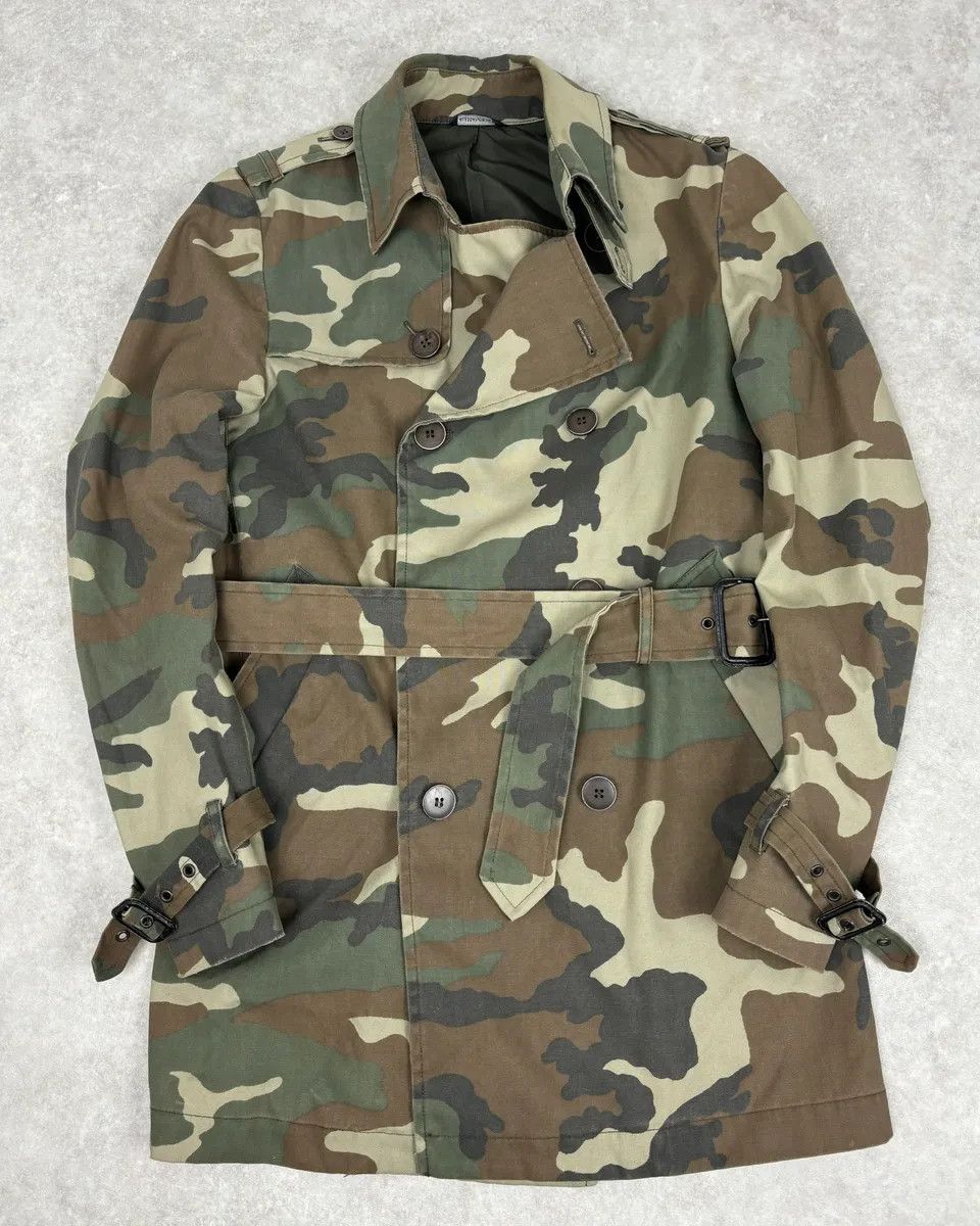 Daniele Alessandrini 2010s Daniele Alessandrini Camo Trench Coat Size US M / EU 48-50 / 2 - 1 Thumbnail