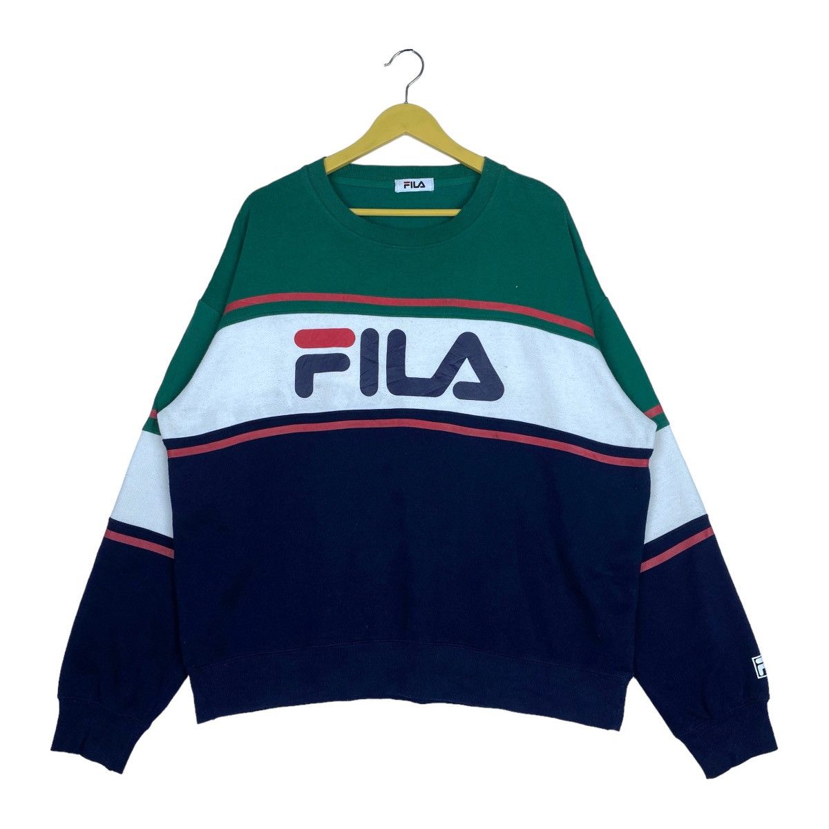 Fila Fila Sweatshirt Crewneck Pull Over Jumper Size US XL / EU 56 / 4 - 1 Thumbnail