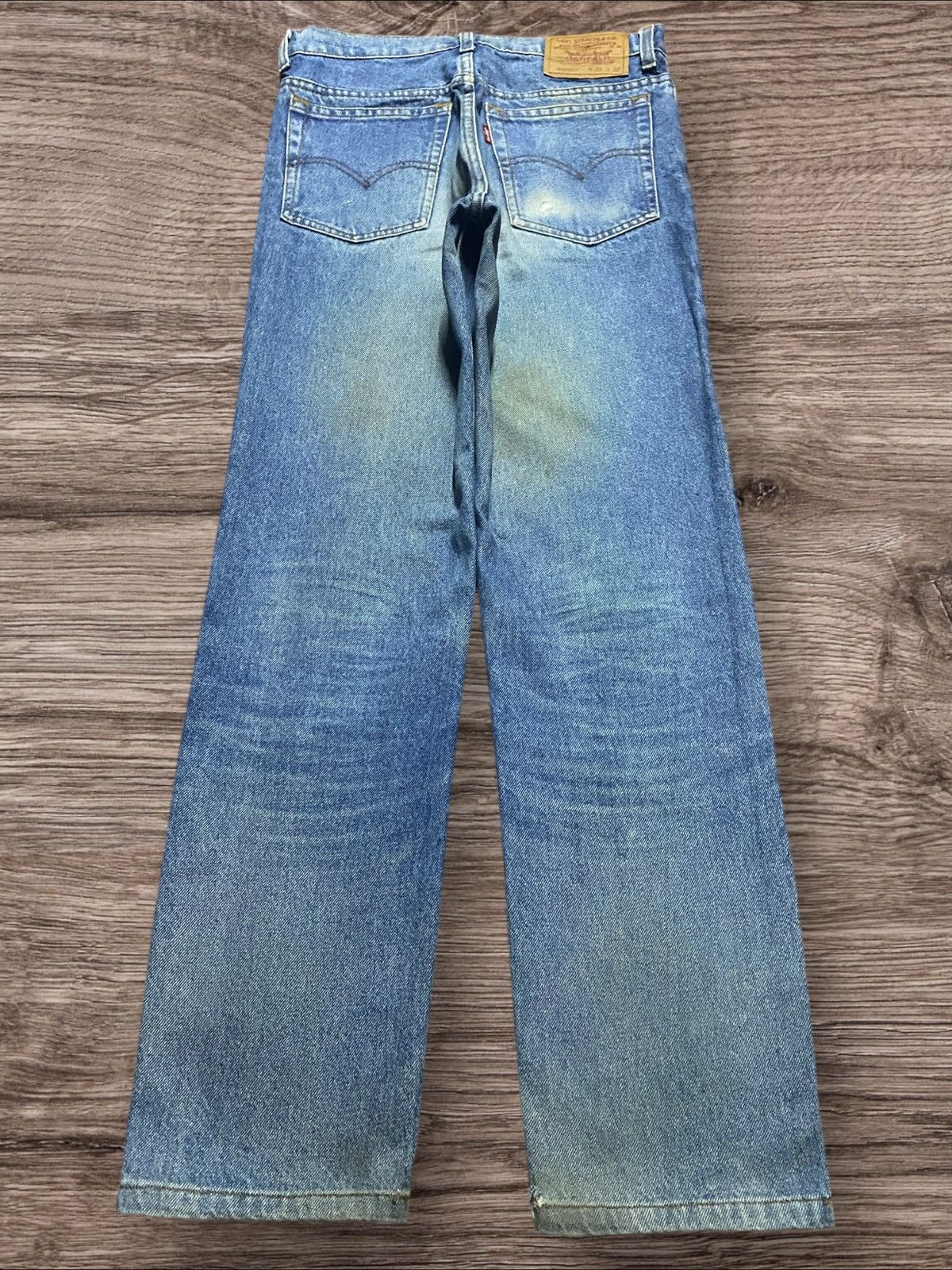 Levi's Vintage Clothing Vintage Levis 606 Light Wash Distressed Tapered Leg Size US 29 - 2 Thumbnail