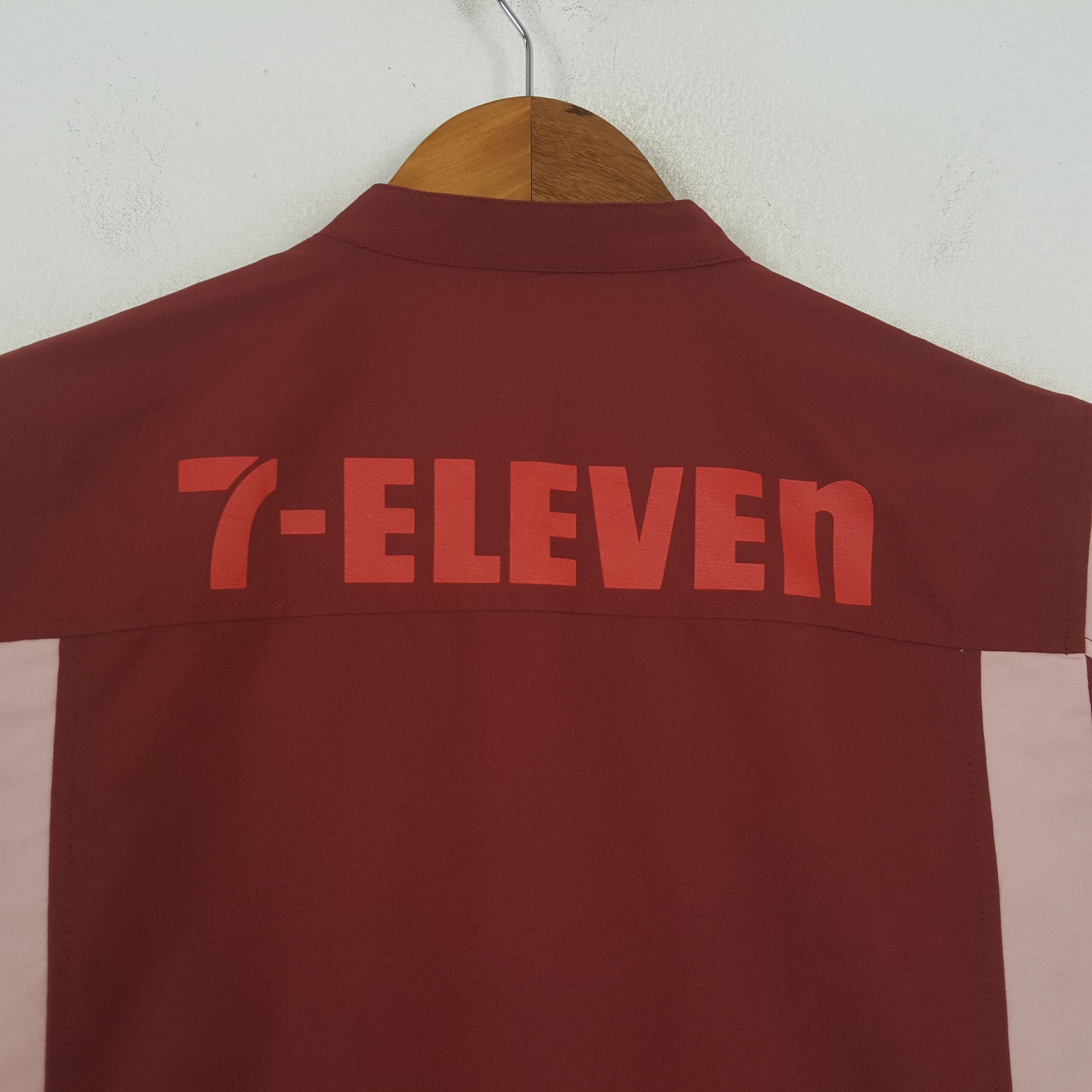 Japanese Brand × Vintage Vintage 7-ELEVEN Japan Workers Uniform Shirt Jacket C285N6 Size US S / EU 44-46 / 1 - 4 Thumbnail