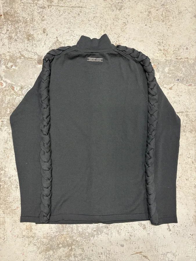 Jean Paul Gaultier 2000s Jean Paul Gaultier Woven Rope Turtleneck Sweater Size US S / EU 44-46 / 1 - 6 Thumbnail