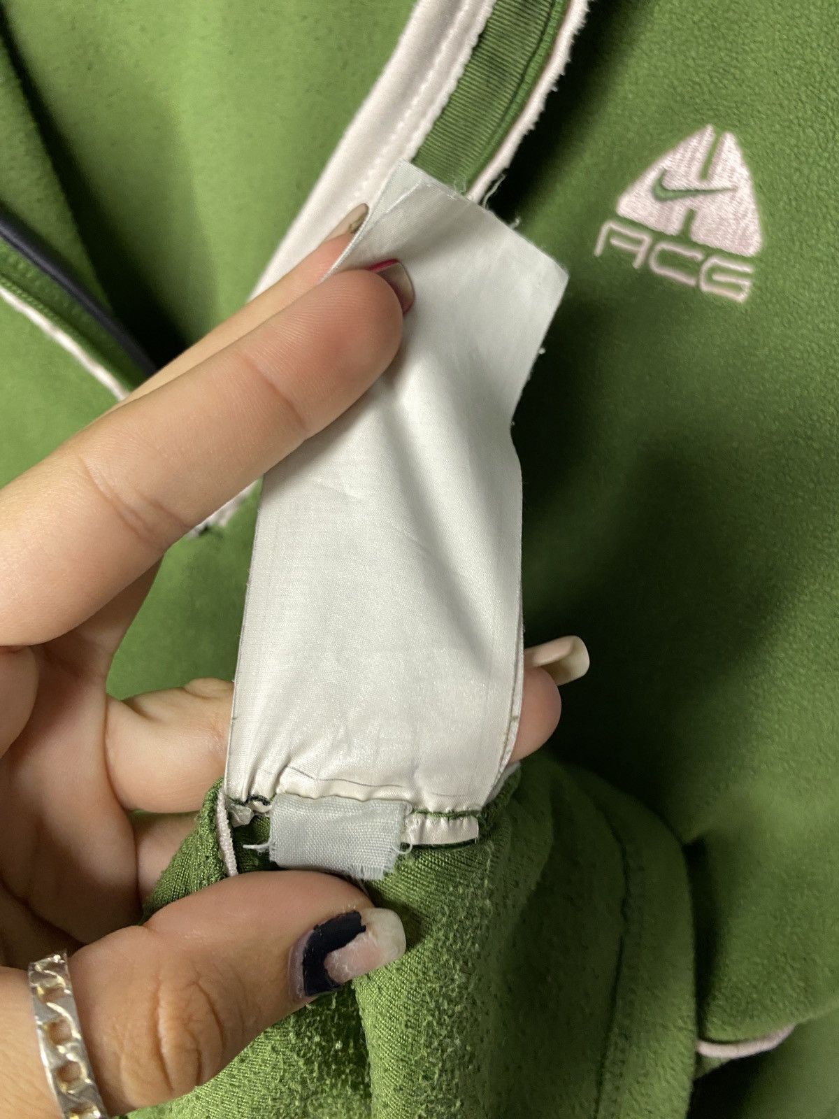 Nike ACG Womens Vintage Nike ACG Women's Half Zip Fleece streetwear Size S / US 4 / IT 40 - 11 Thumbnail