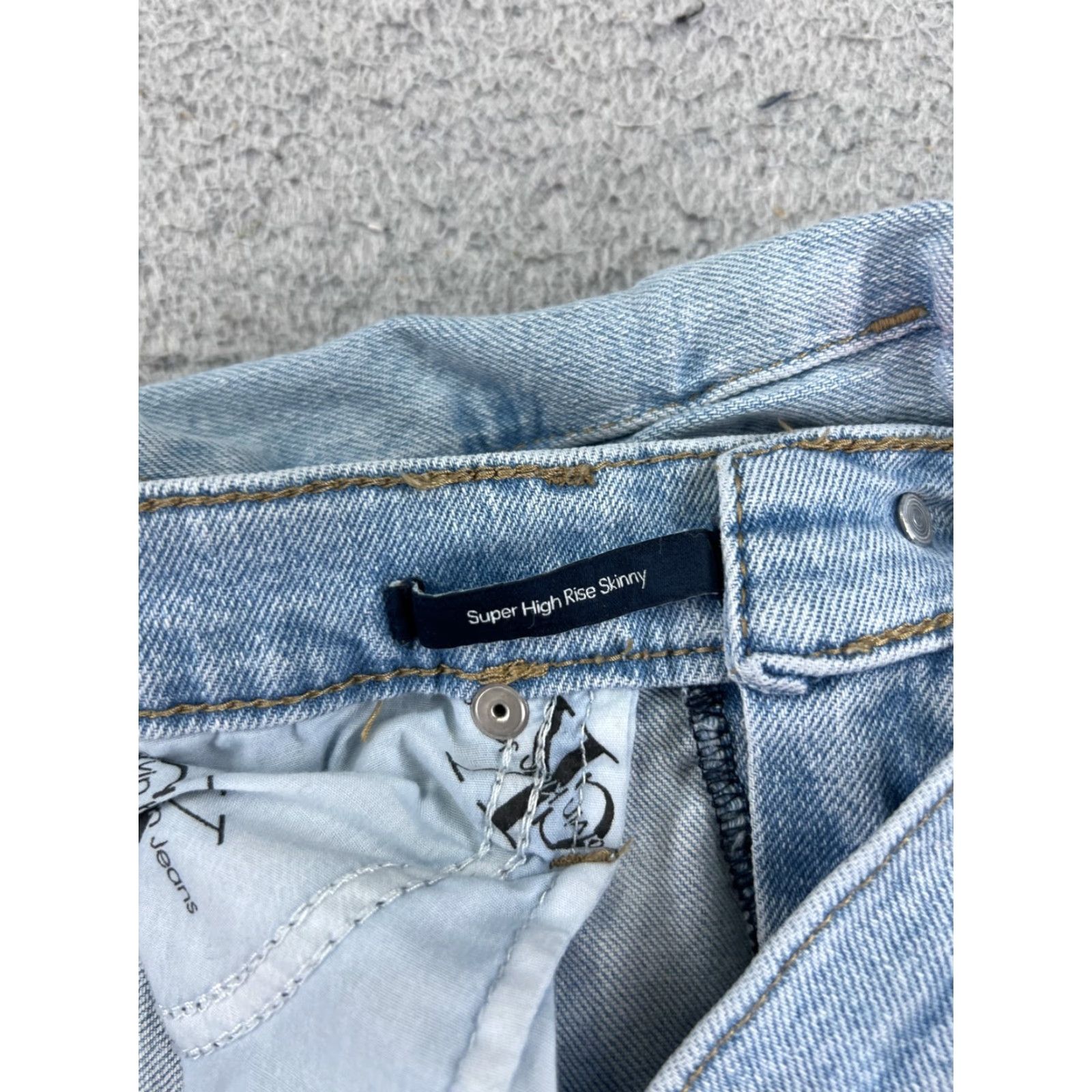 Calvin Klein Calvin Klein Jeans Women 30 Blue Denim Skinny High Rise Light Wash Size 30" / US 8 / IT 44 - 7 Thumbnail