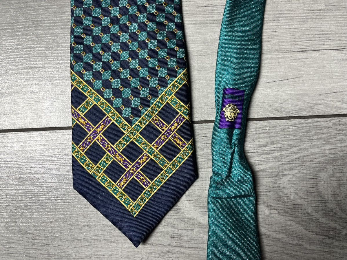 Versace Gianni Versace Tie Medusa Logo Size ONE SIZE - 2 Thumbnail