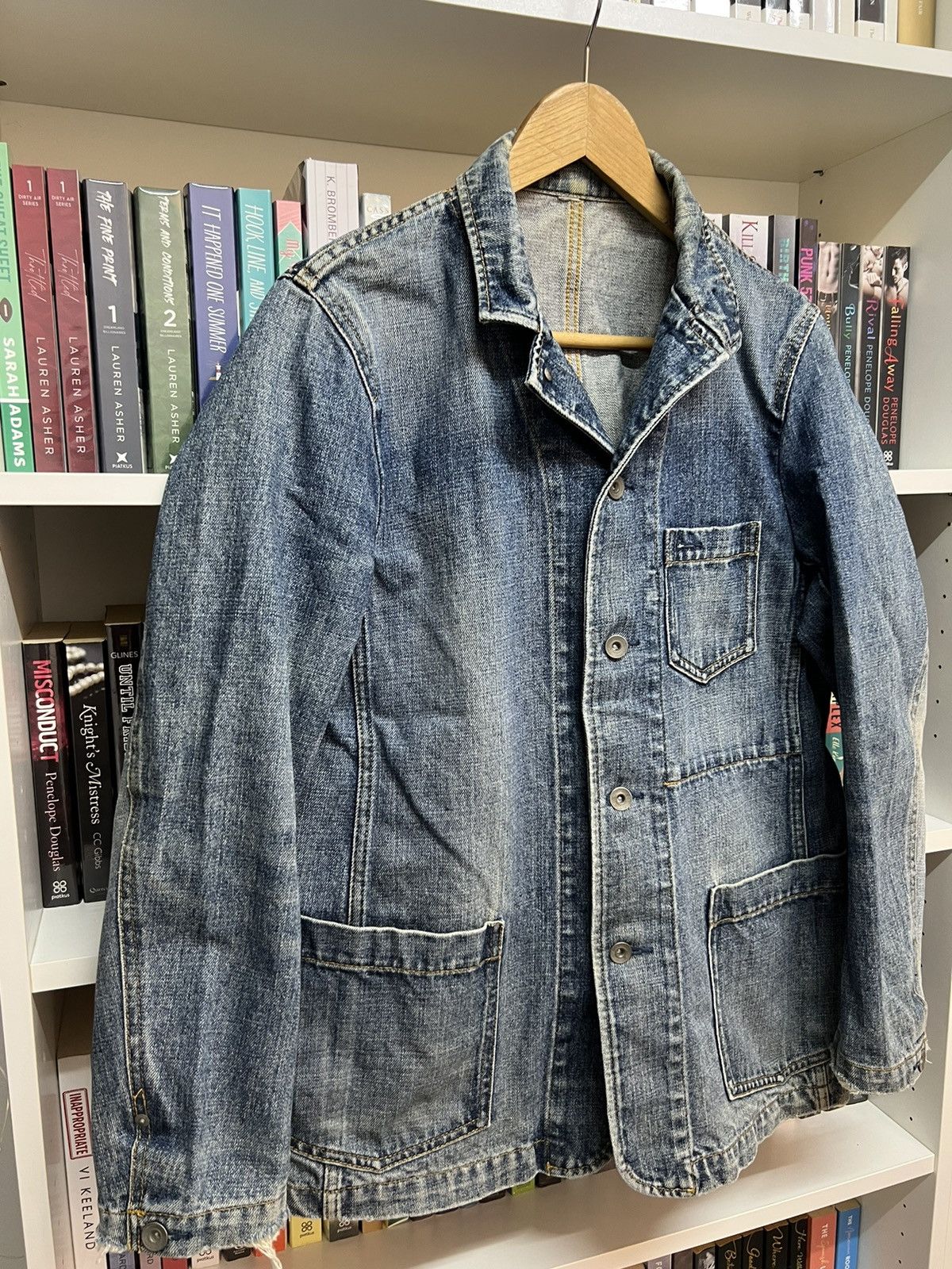 Uniqlo Y2K Uniqlo Denim Jacket Size US M / EU 48-50 / 2 - 2 Thumbnail