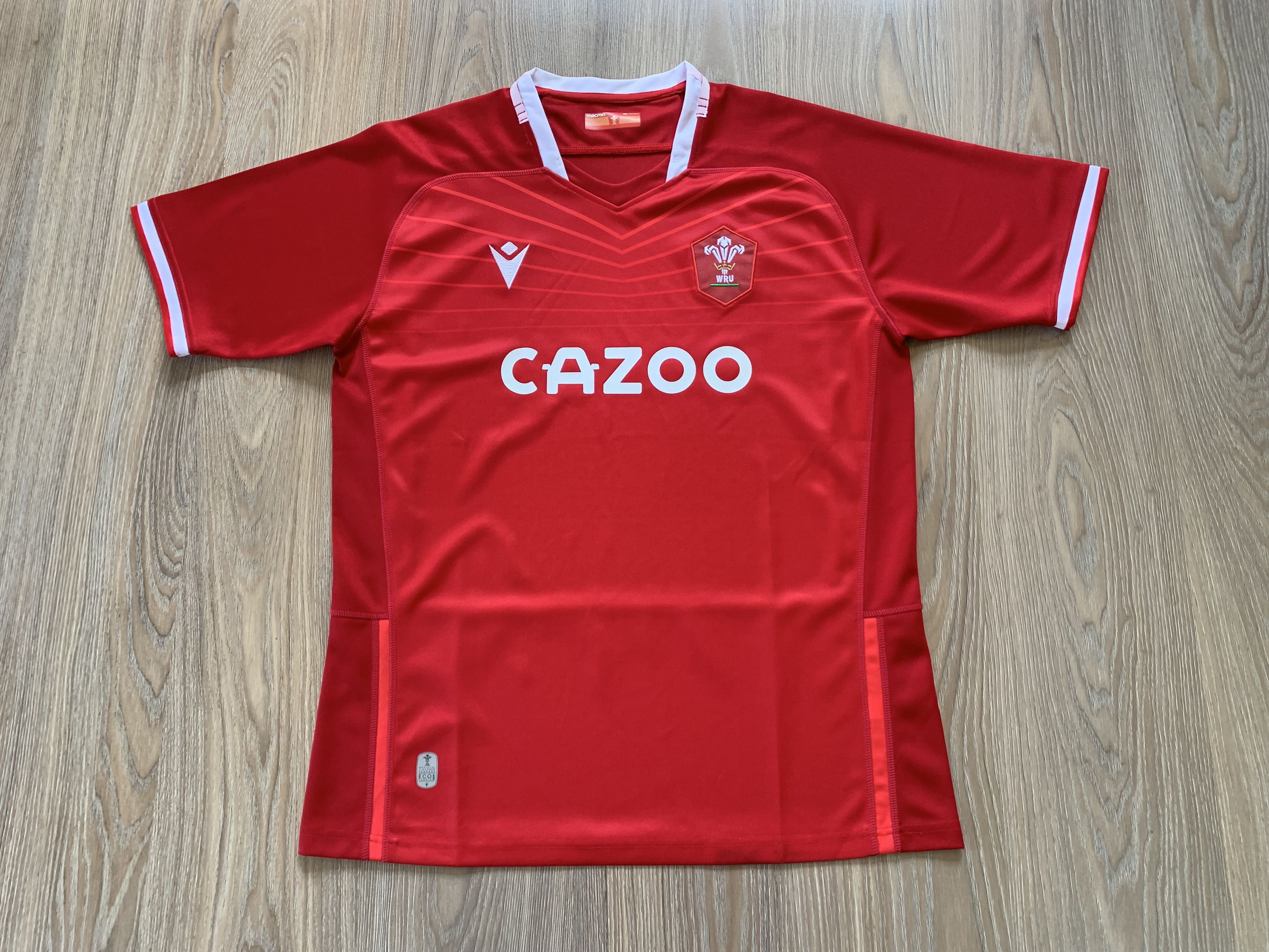 Macron WRU Macron Wales Rugby Union Jersey Size US XXL / EU 58 / 5 - 2 Thumbnail