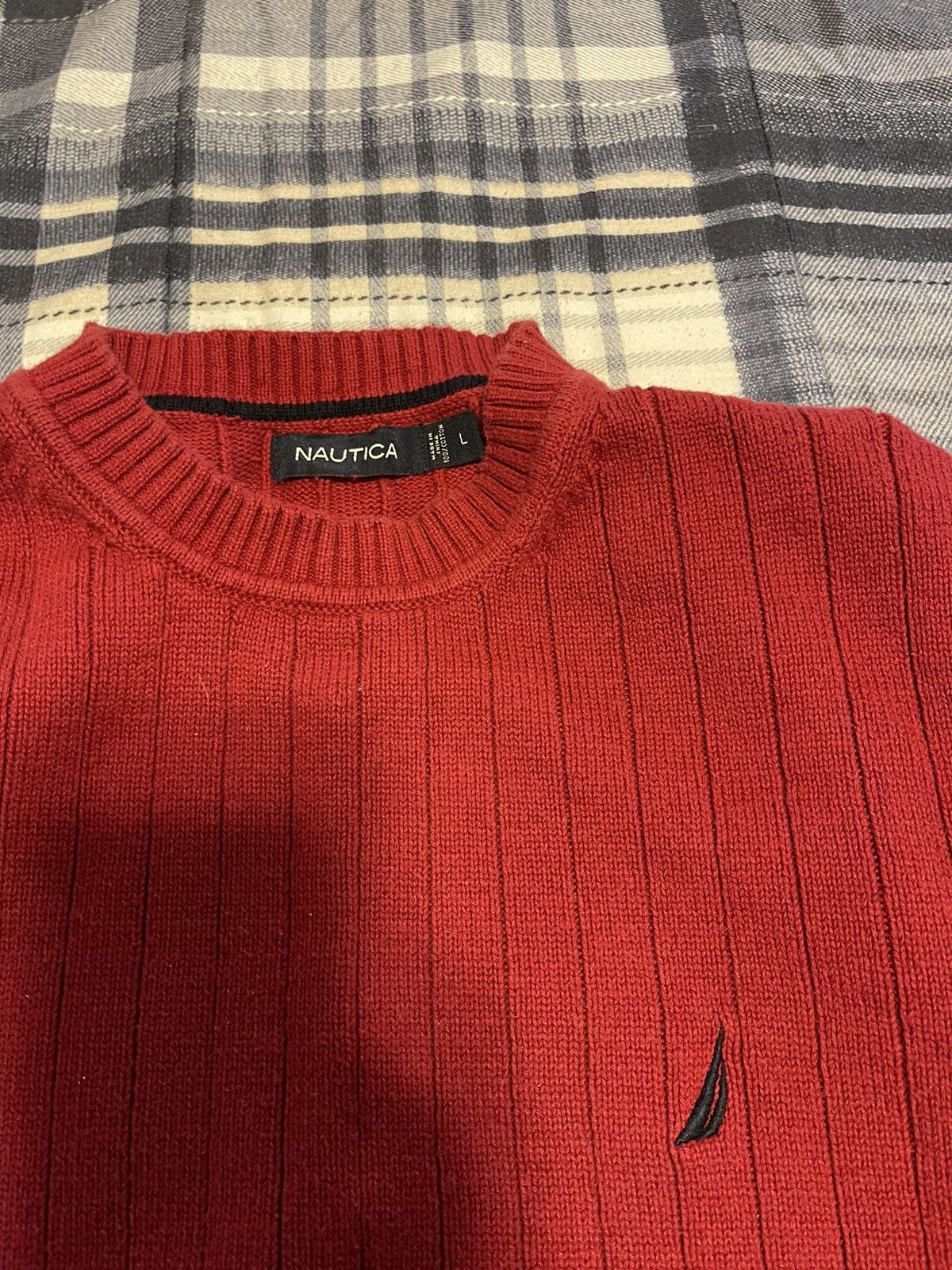 Nautica × Vintage Vintage Náutica Sweater Size US L / EU 52-54 / 3 - 2 Thumbnail
