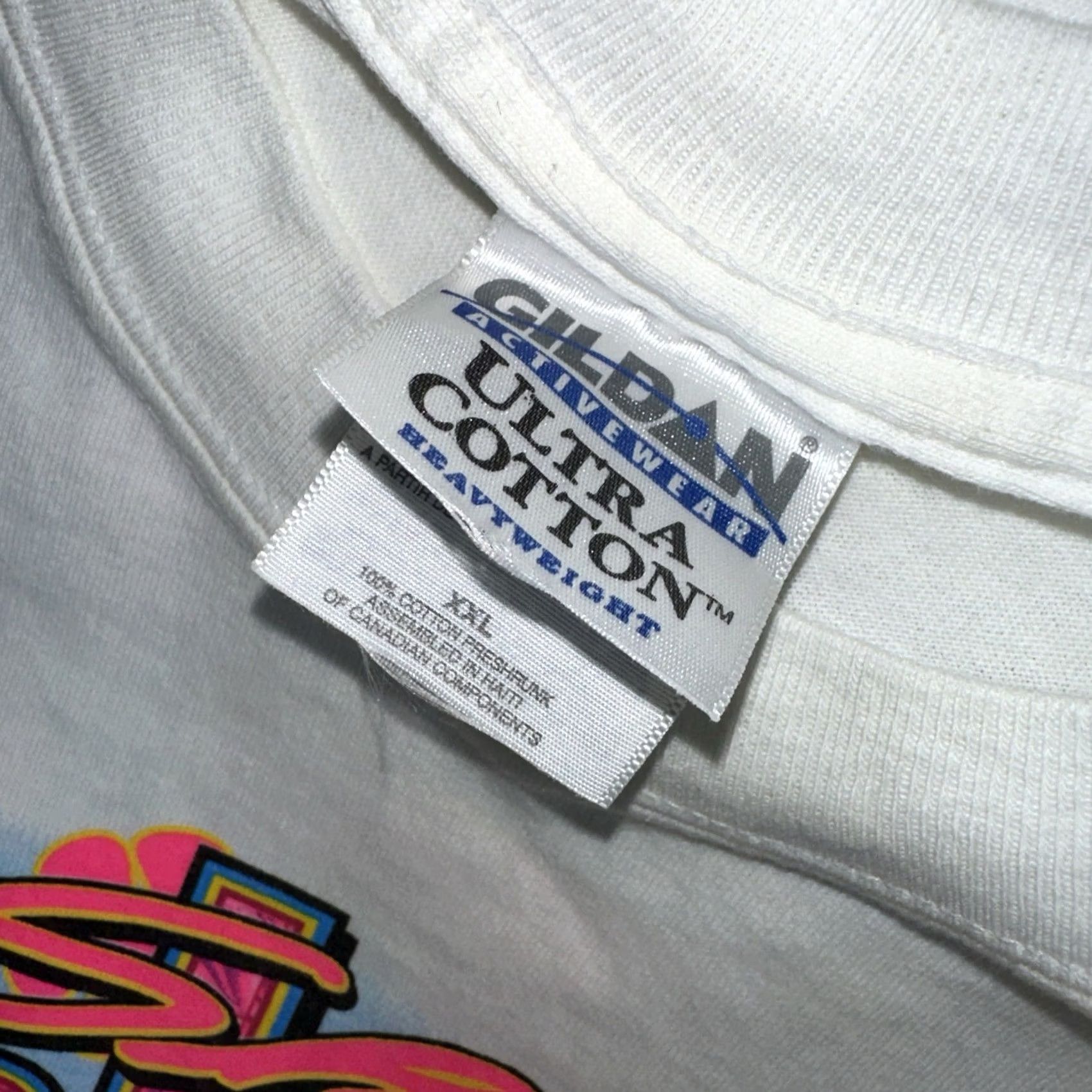 Gildan VINTAGE Nacar Shirt Large Logo Sherri Hecknast Pink 2XL Logo Cars Gildan Mens T-Shirt XXL Pink u Go Girl Size US XXL / EU 58 / 5 - 8 Thumbnail