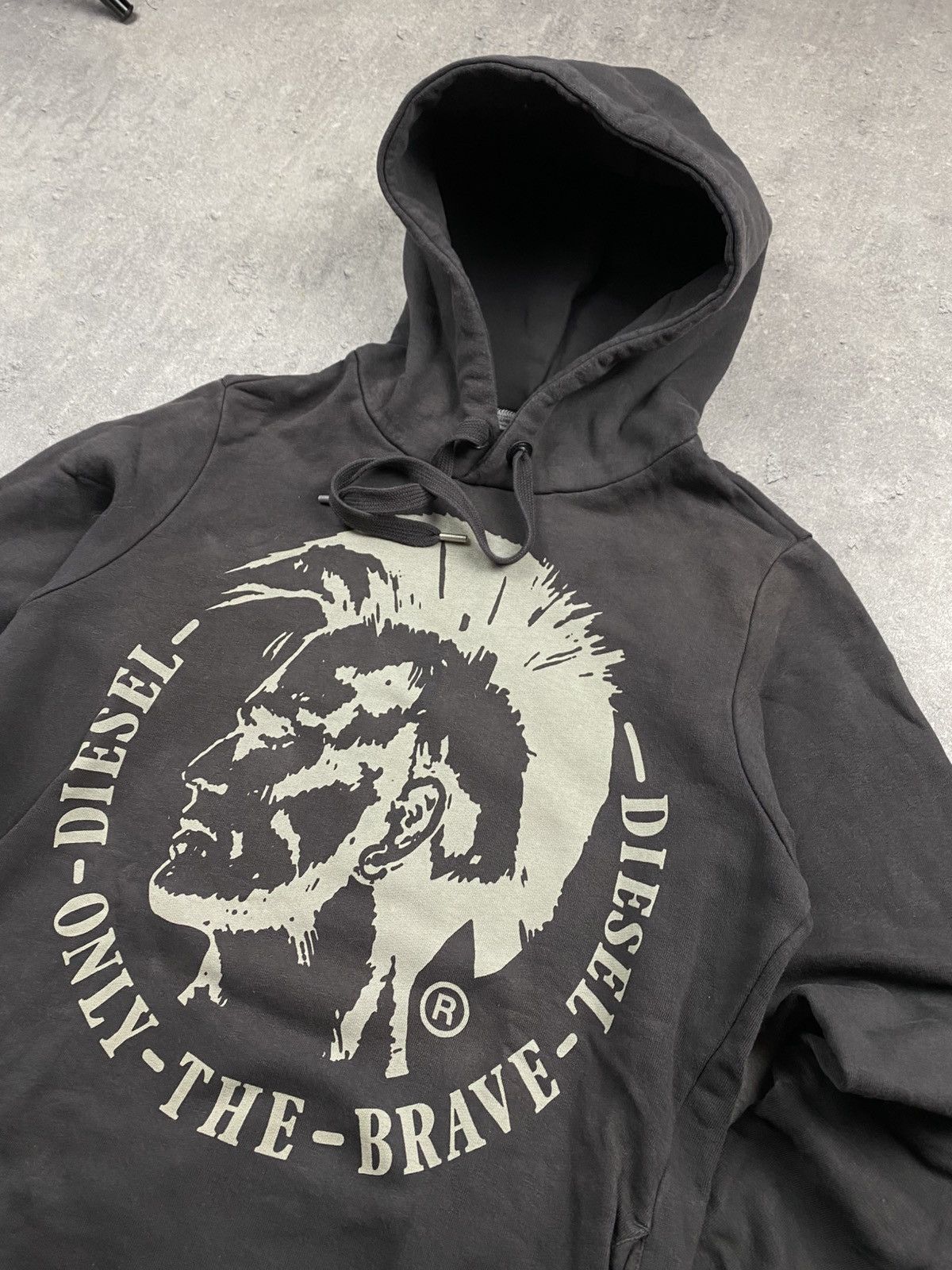 Diesel × Japanese Brand × Vintage Hoodie Diesel Industry vintage rare 90’s big swoosh casual Size US M / EU 48-50 / 2 - 2 Thumbnail