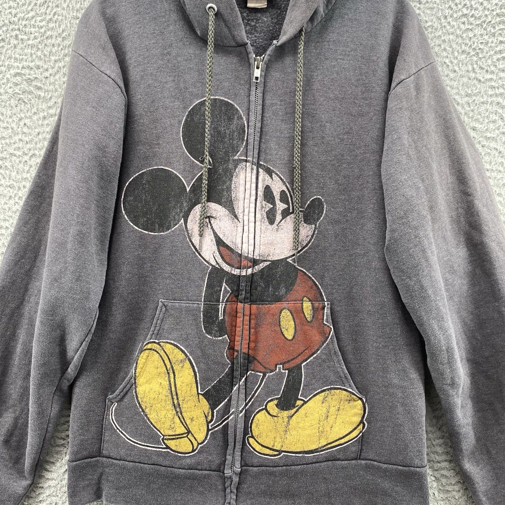 Disney VINTAGE Disney Parks Hoodie Men’s Medium Mickey Mouse Sweatshirt Cartoon Sweater Shirt Size US M / EU 48-50 / 2 - 2 Thumbnail