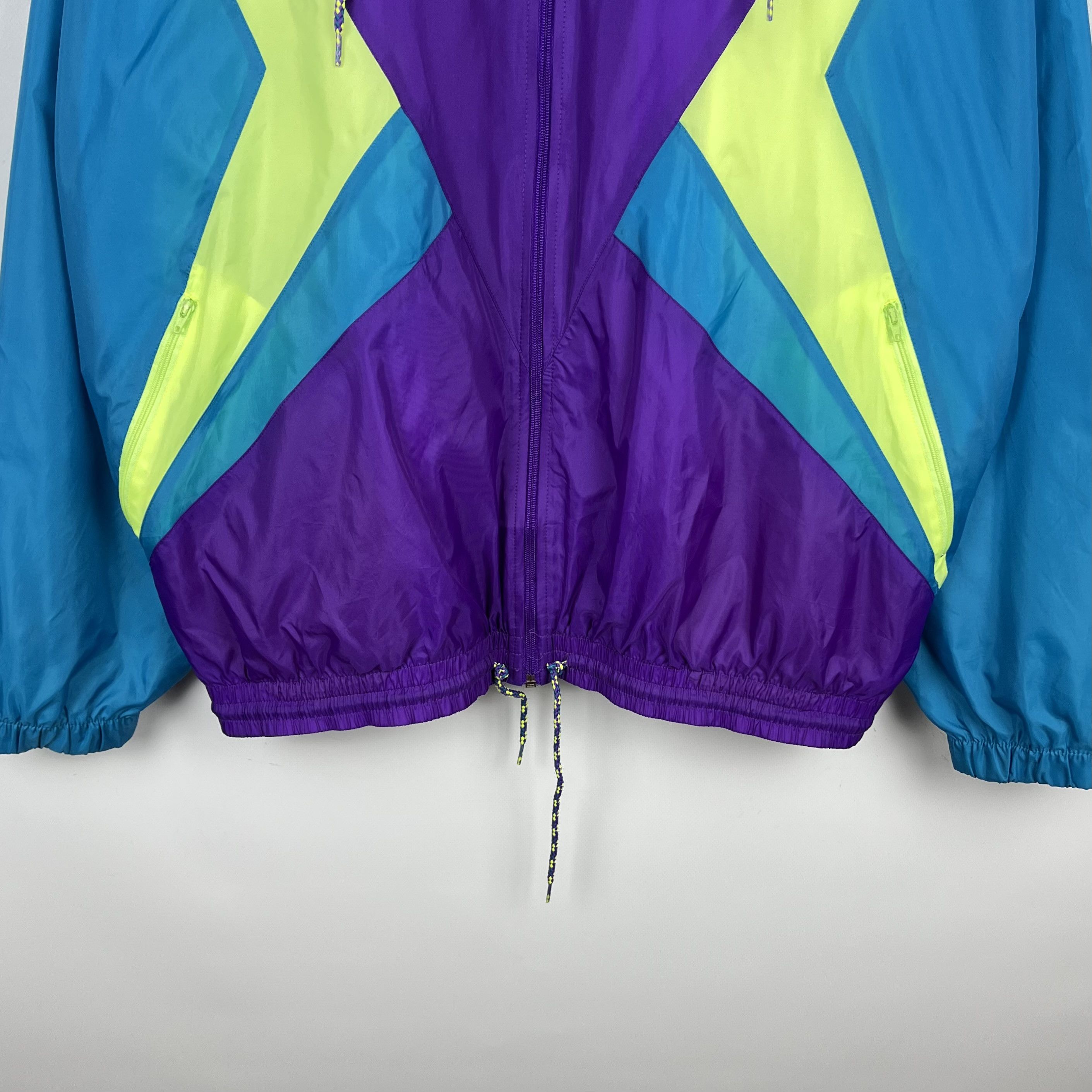 Nike Vintage Nike Multicolour Nylon Light Track Jacket 90’s Size US XXL / EU 58 / 5 - 8 Thumbnail