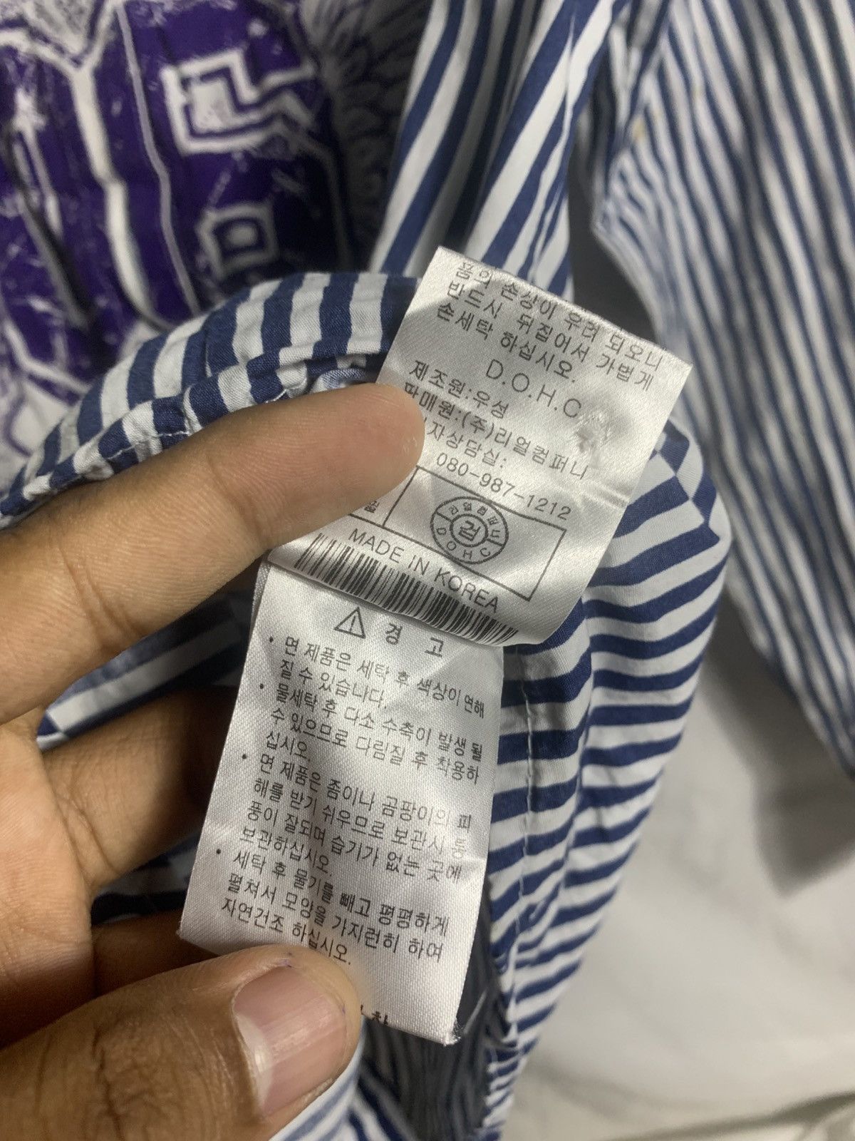Japanese Brand Japanese Poem Style DOHC button shirt Size US S / EU 44-46 / 1 - 8 Thumbnail