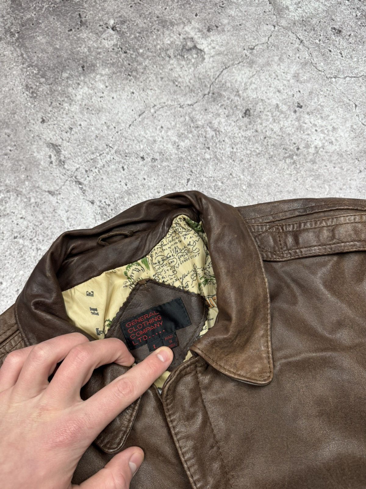 Japanese Brand Vintage Bomber Leather Jacket Avirex Schott Japanesse Y2K Size US L / EU 52-54 / 3 - 5 Thumbnail