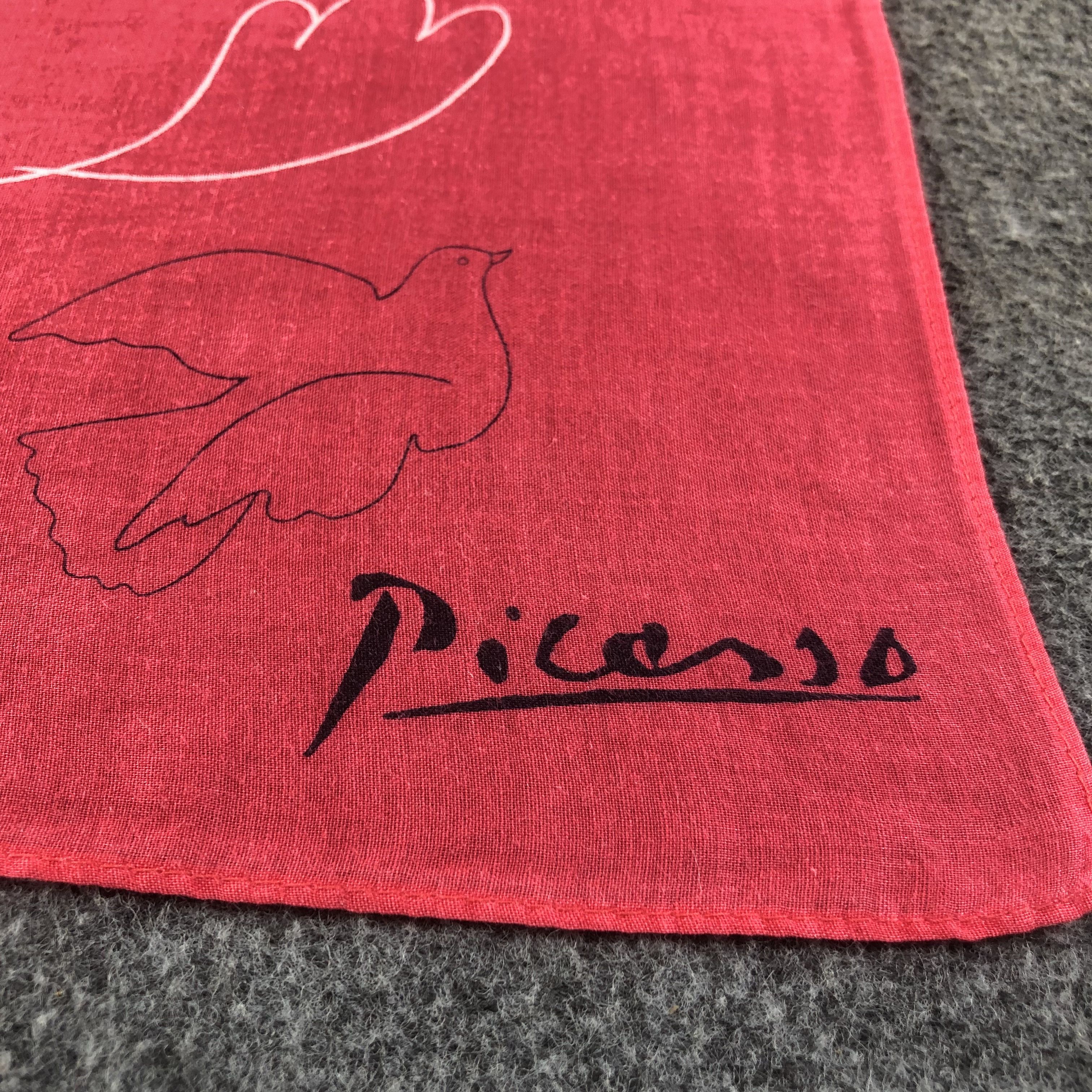 Other Picasso Dove Handkerchief Neckerchief Bandana H1449 Size ONE SIZE - 4 Thumbnail