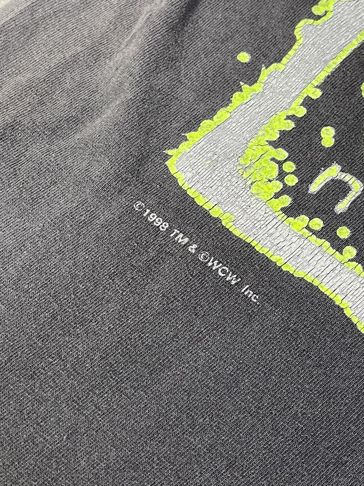 Vintage × WCW/nWo Vintage New World Order Sunfaded Tshirt Size US L / EU 52-54 / 3 - 4 Thumbnail