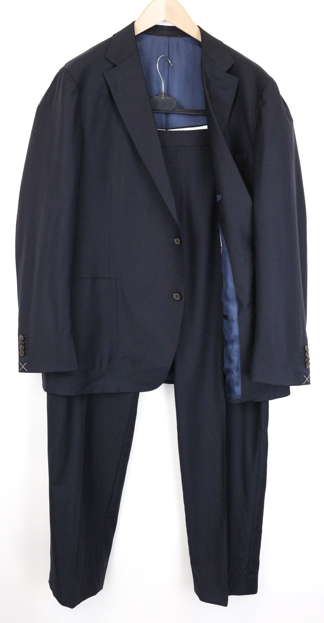 Suitsupply HAVANA BLUELINE UK52S Navy Wool 2 Piece Suit 75559 Size 52S - 1 Thumbnail
