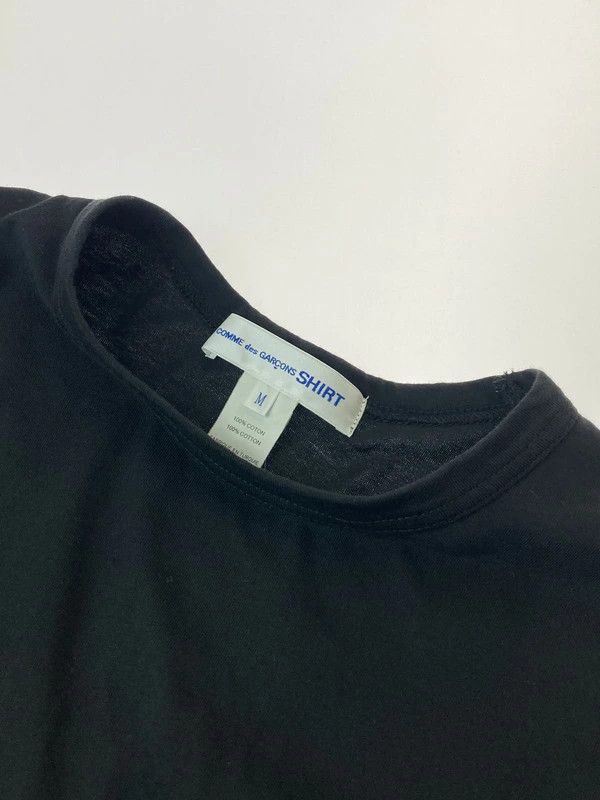 Comme des Garcons SHIRT T-Shirts Logo Short Sleeve Cotton Crewneck Black Size US M / EU 48-50 / 2 - 3 Thumbnail