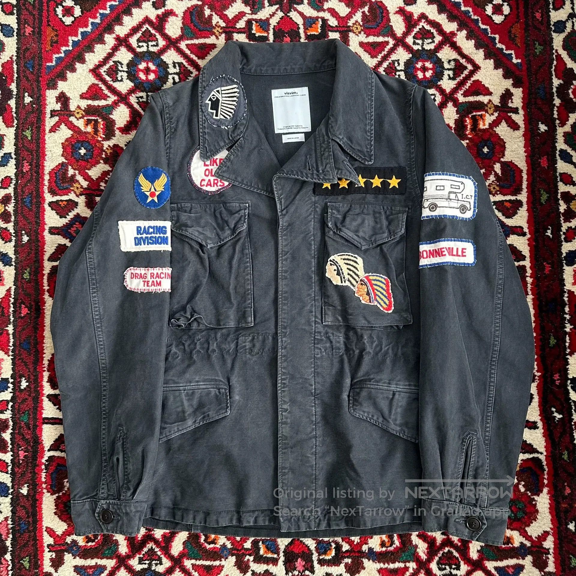 Visvim visvim 15AW ACHSE PATCHES jacket size 1. Size US S / EU 44-46 / 1 - 1 Thumbnail