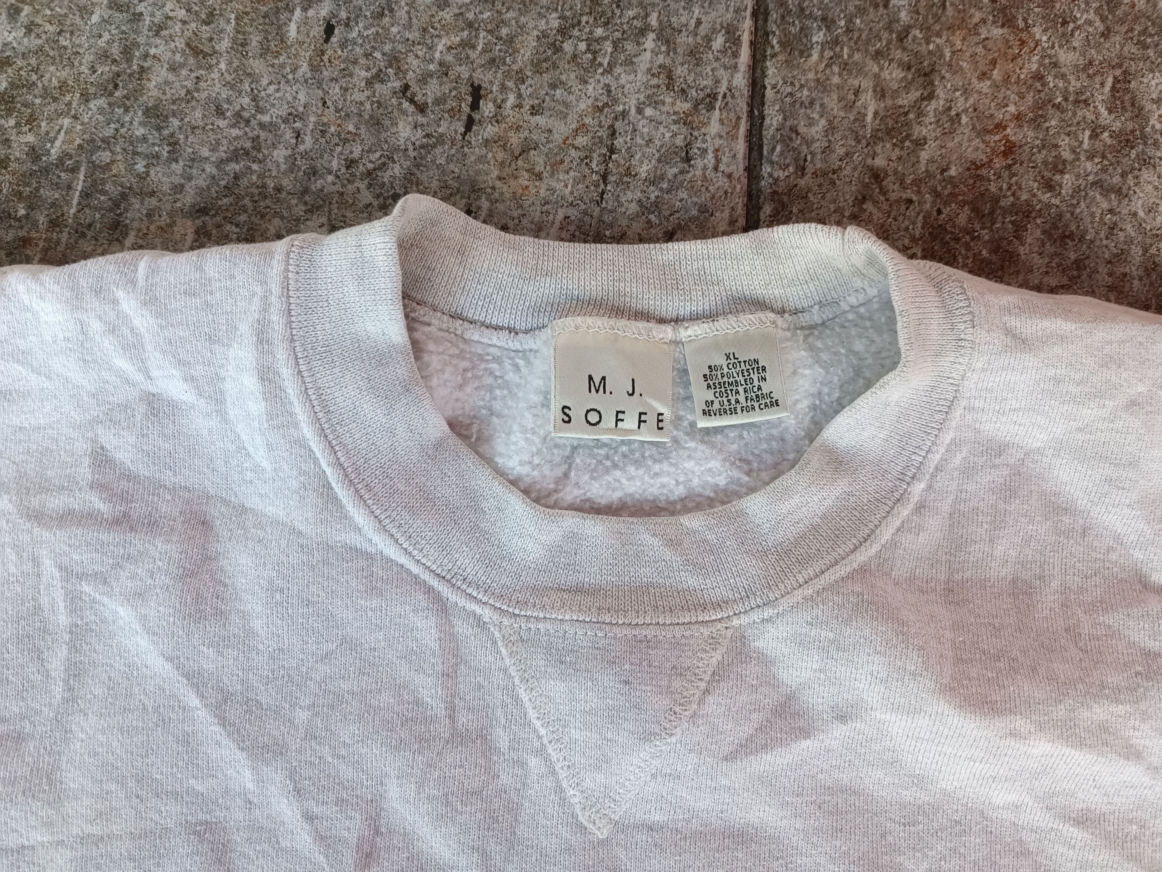 Vintage vintage 90s sweatshirt LAPD embroidery Size US XL / EU 56 / 4 - 3 Thumbnail