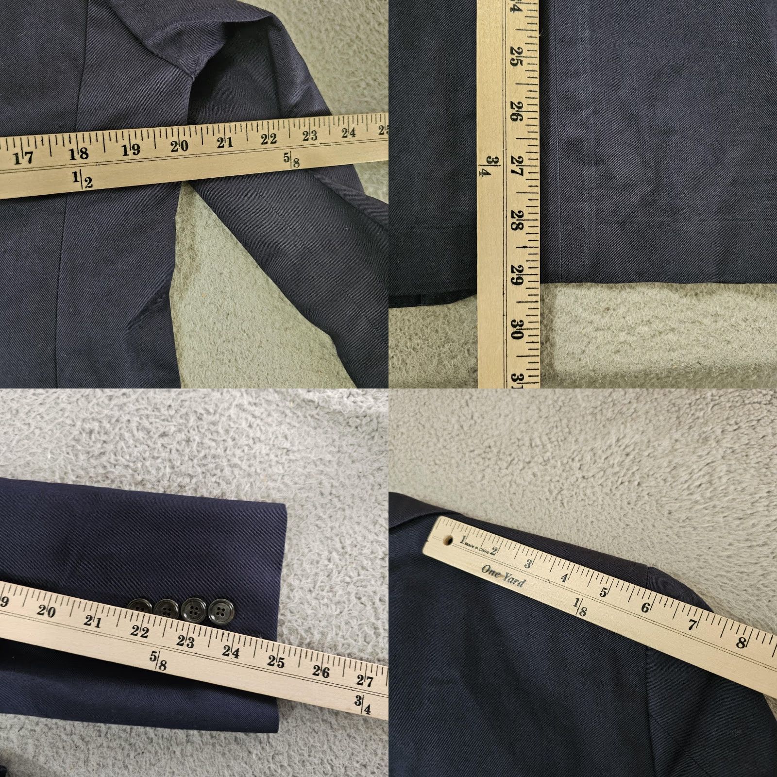 J.Crew J.Crew Blazer Mens 38R Navy Cotton Slim Fit Italian Fabric Ludlow Size 38R - 8 Thumbnail