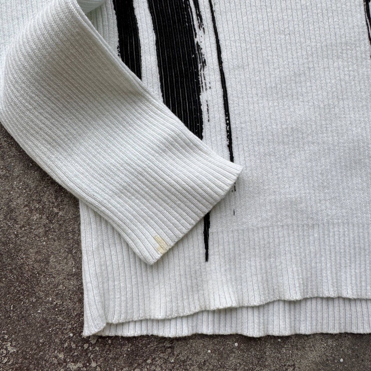 Hysteric Glamour Diesel Style Y2K Vintage Punk Opium Ribbed Knit Sweater Size US L / EU 52-54 / 3 - 9 Thumbnail