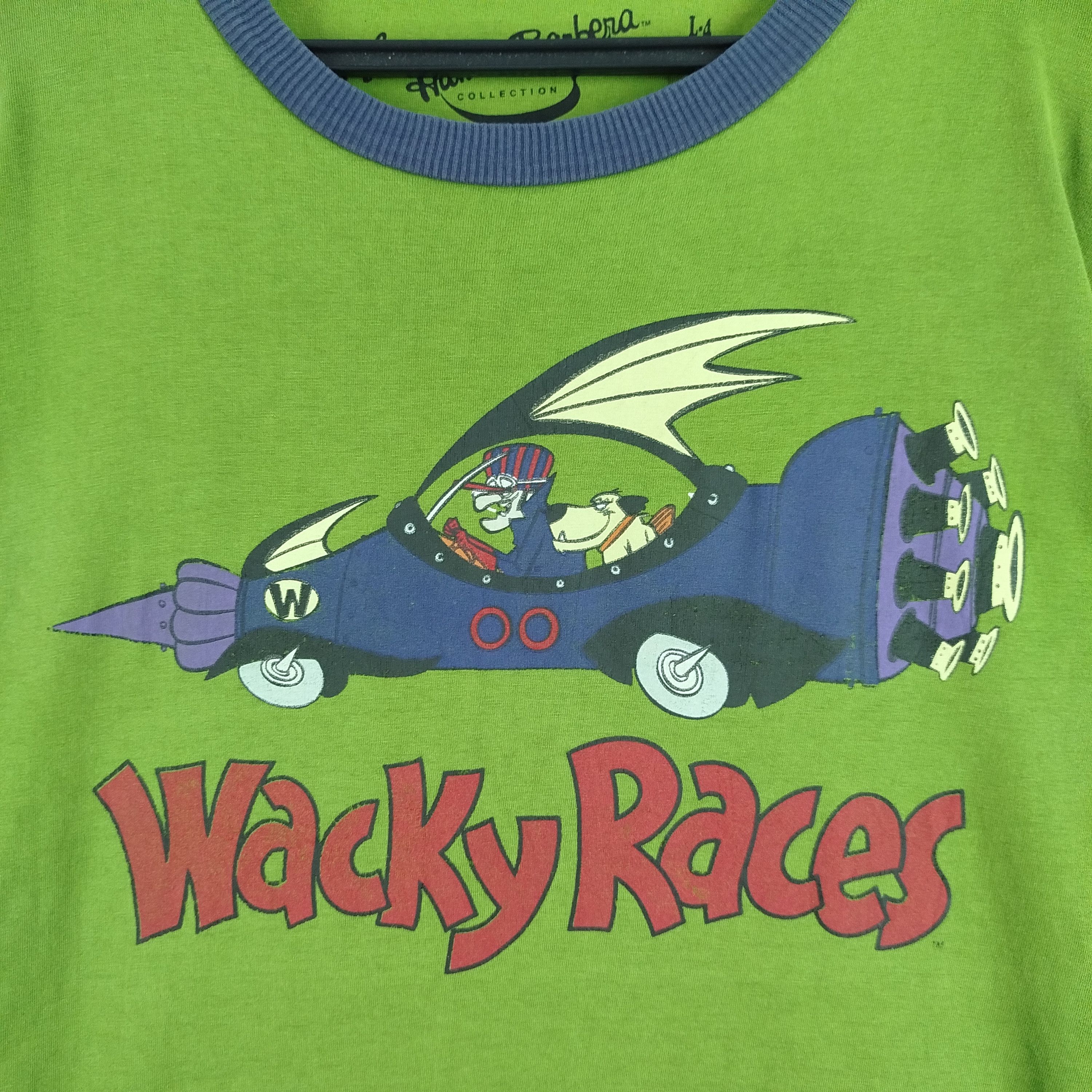 Cartoon Network × Vintage Vintage Wacky Racers Hanna Barbera Double Sleeve Big Print Size US L / EU 52-54 / 3 - 2 Thumbnail