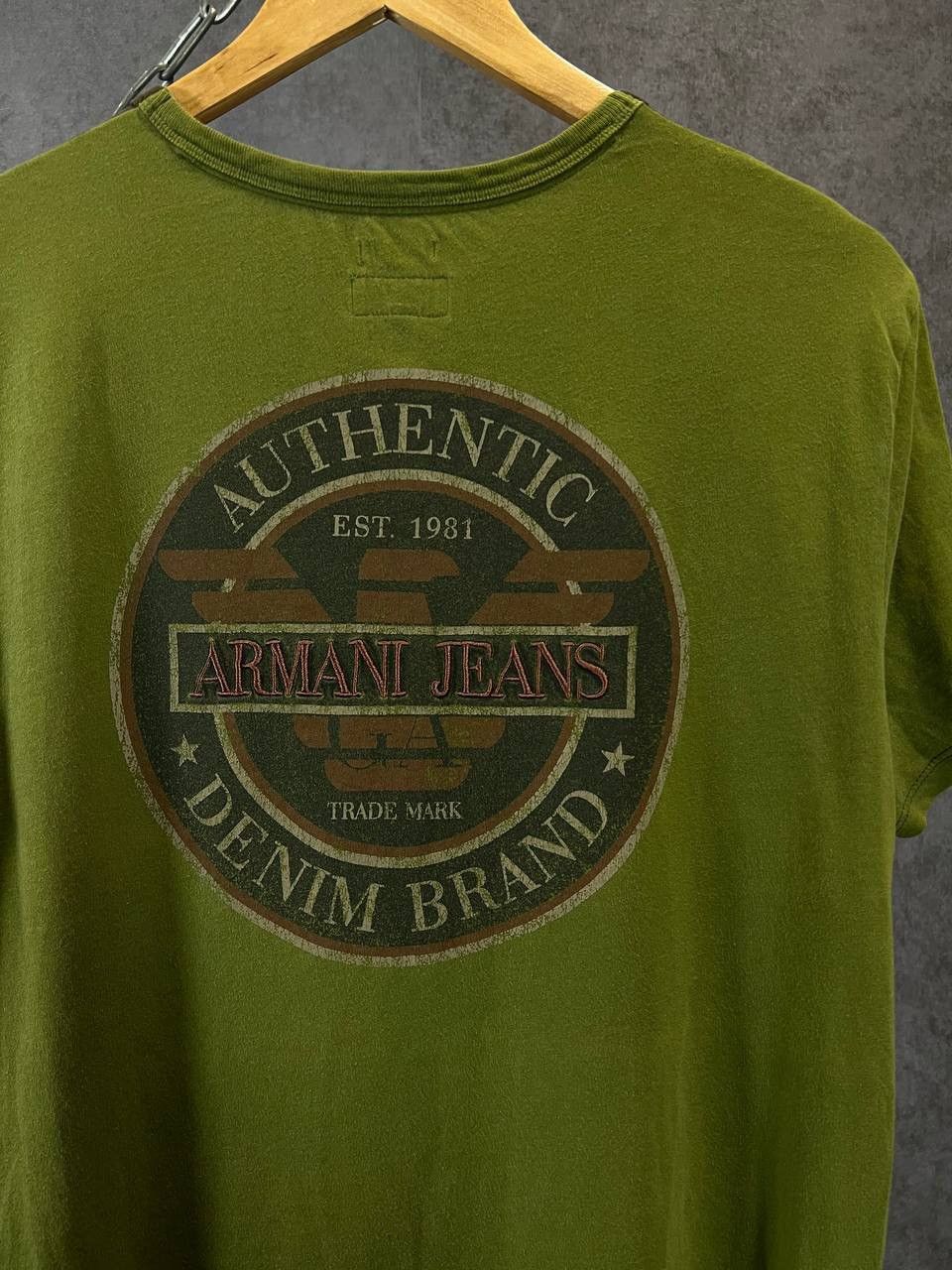 Armani × Designer × Vintage Armani Jeans designer vintage big logo tee Size US M / EU 48-50 / 2 - 7 Thumbnail