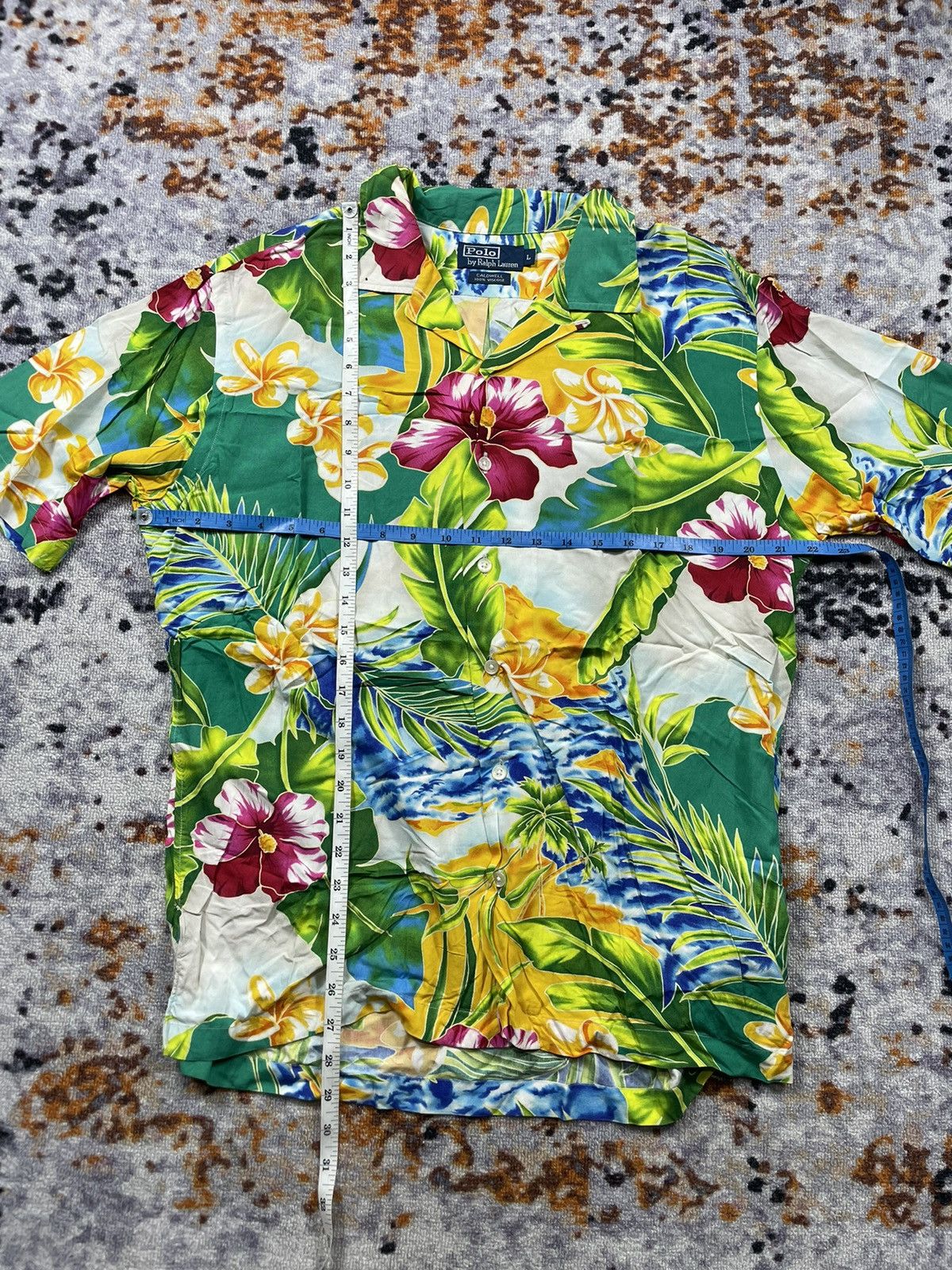Vintage Polo Ralph lauren floral print hawaiian shirt